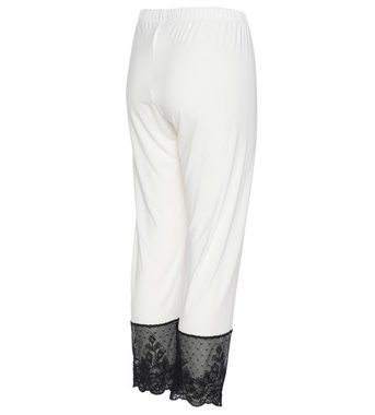 Pure Shape Pyjama Shirt & Hose elastisch (Set, 2-teilig) mit Spitzeneinsatz