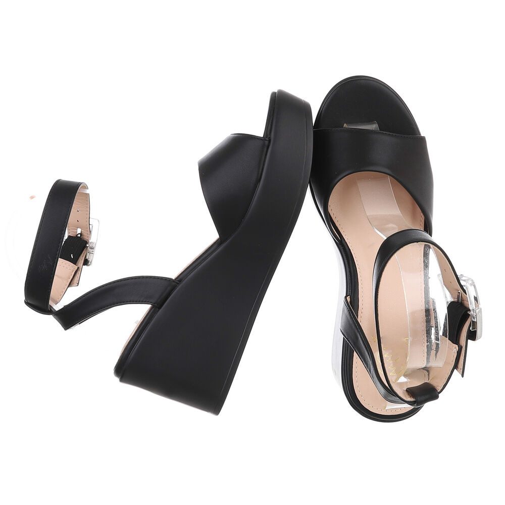 Ital-Design Elegante Keilsandalen für Damen mit verstellbarem Riemen Platea günstig online kaufen