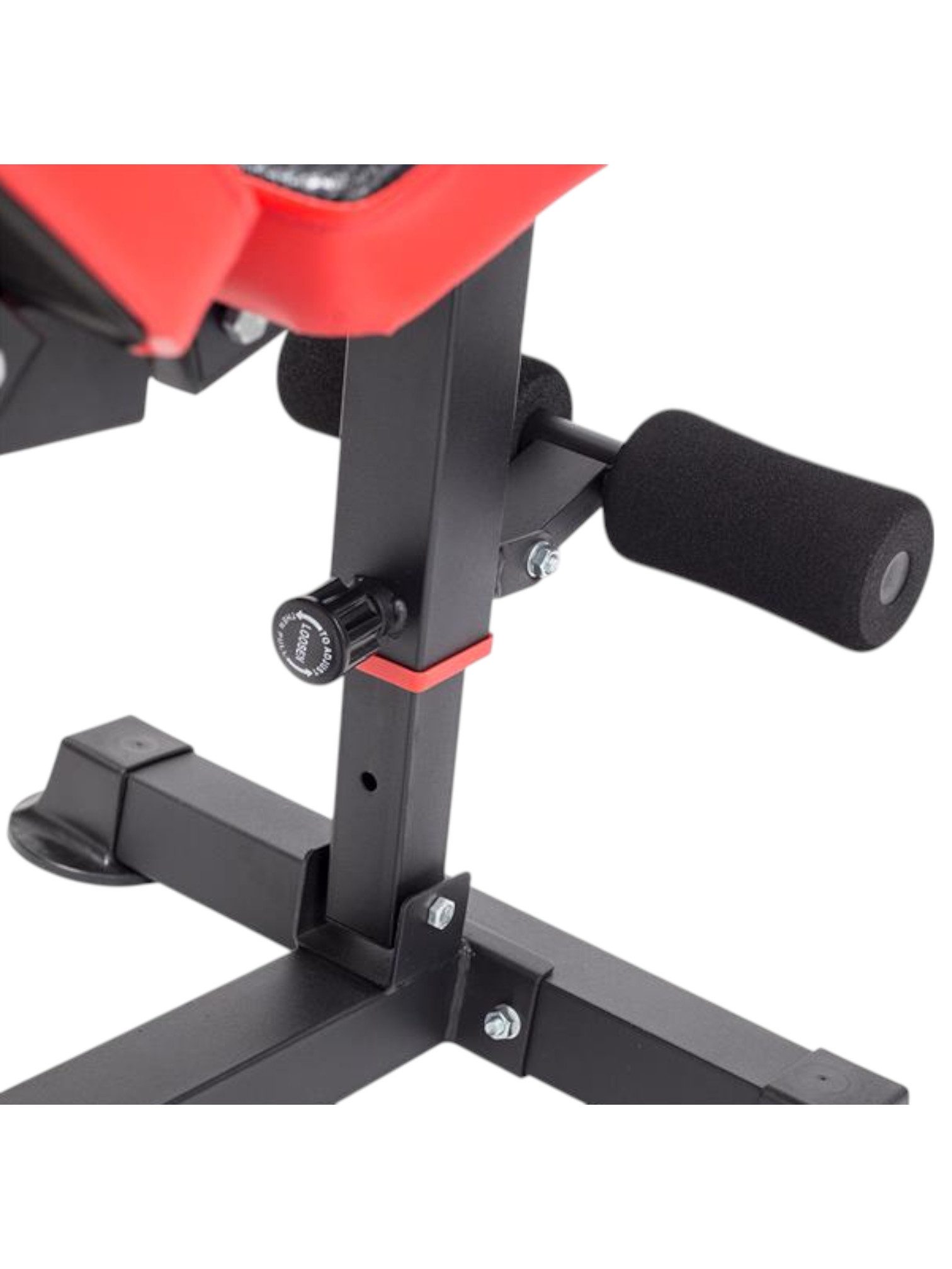 HMS Hantelbank Fitness L8015 schwarz/rot - 1 Stück