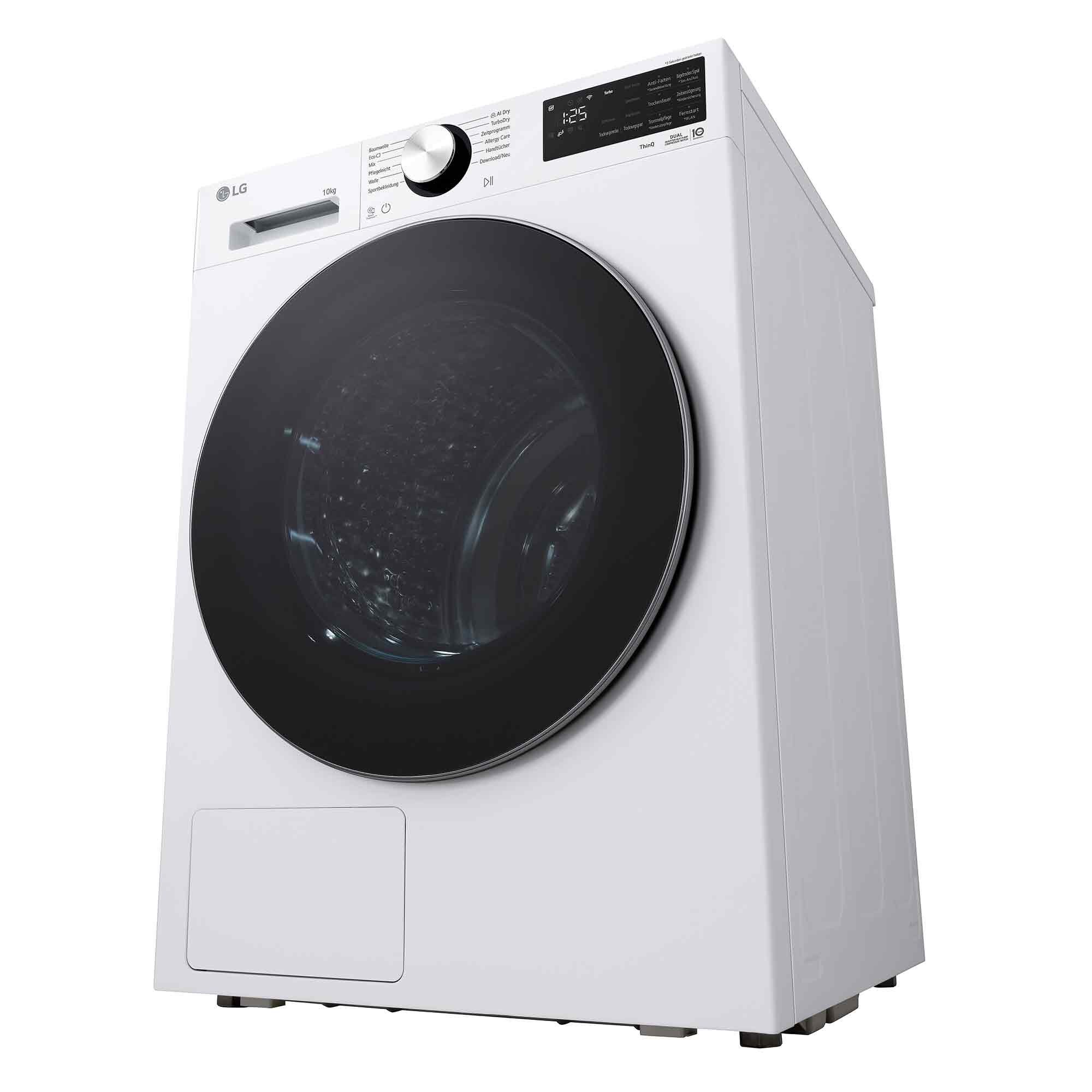 LG Wärmepumpentrockner Serie X7 RT10X72W, Trommelbeleuchtung & Sicherheitsglastür