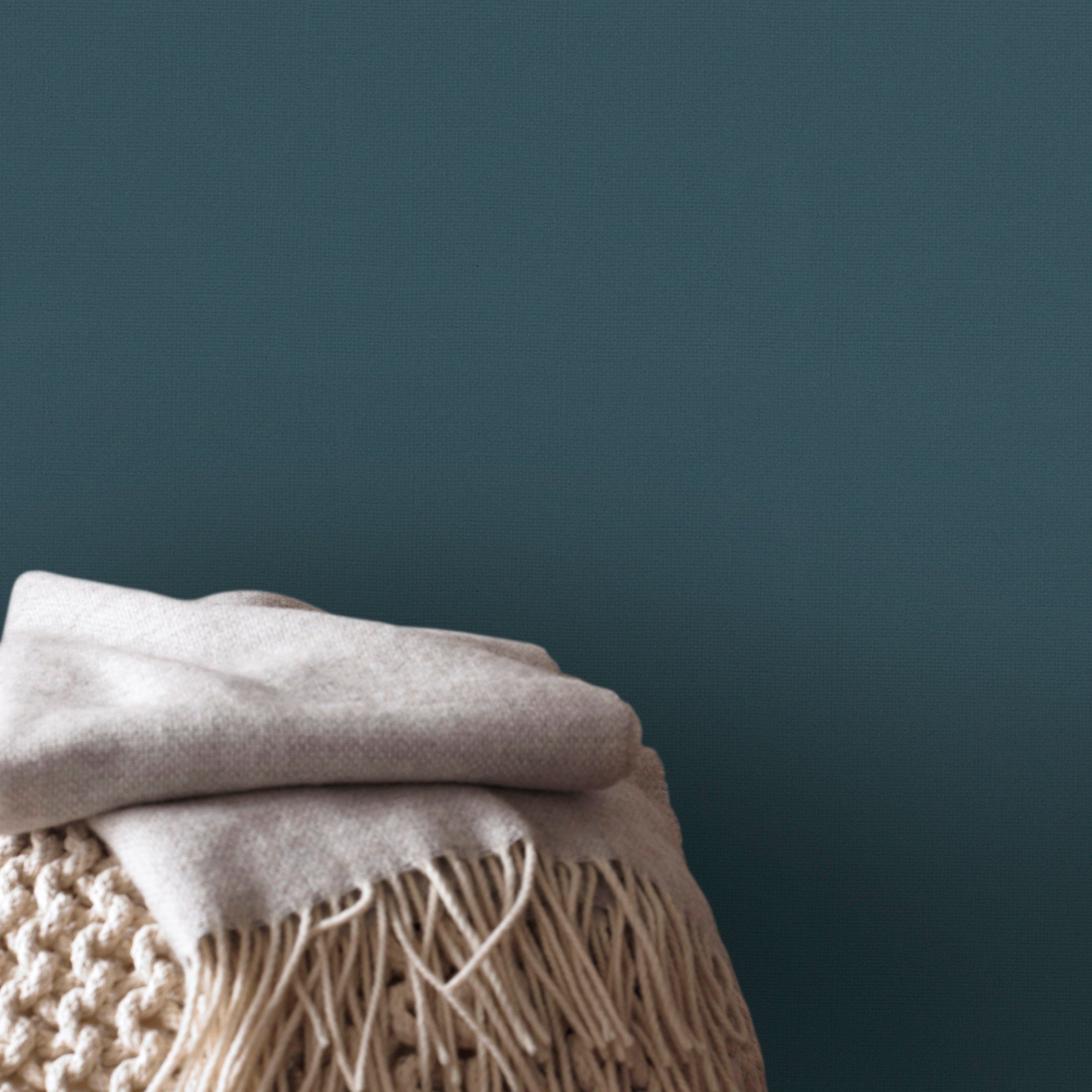 Superfresco Easy Vliestapete Uni blau, geprägt, uni, Uni 1000x52cm