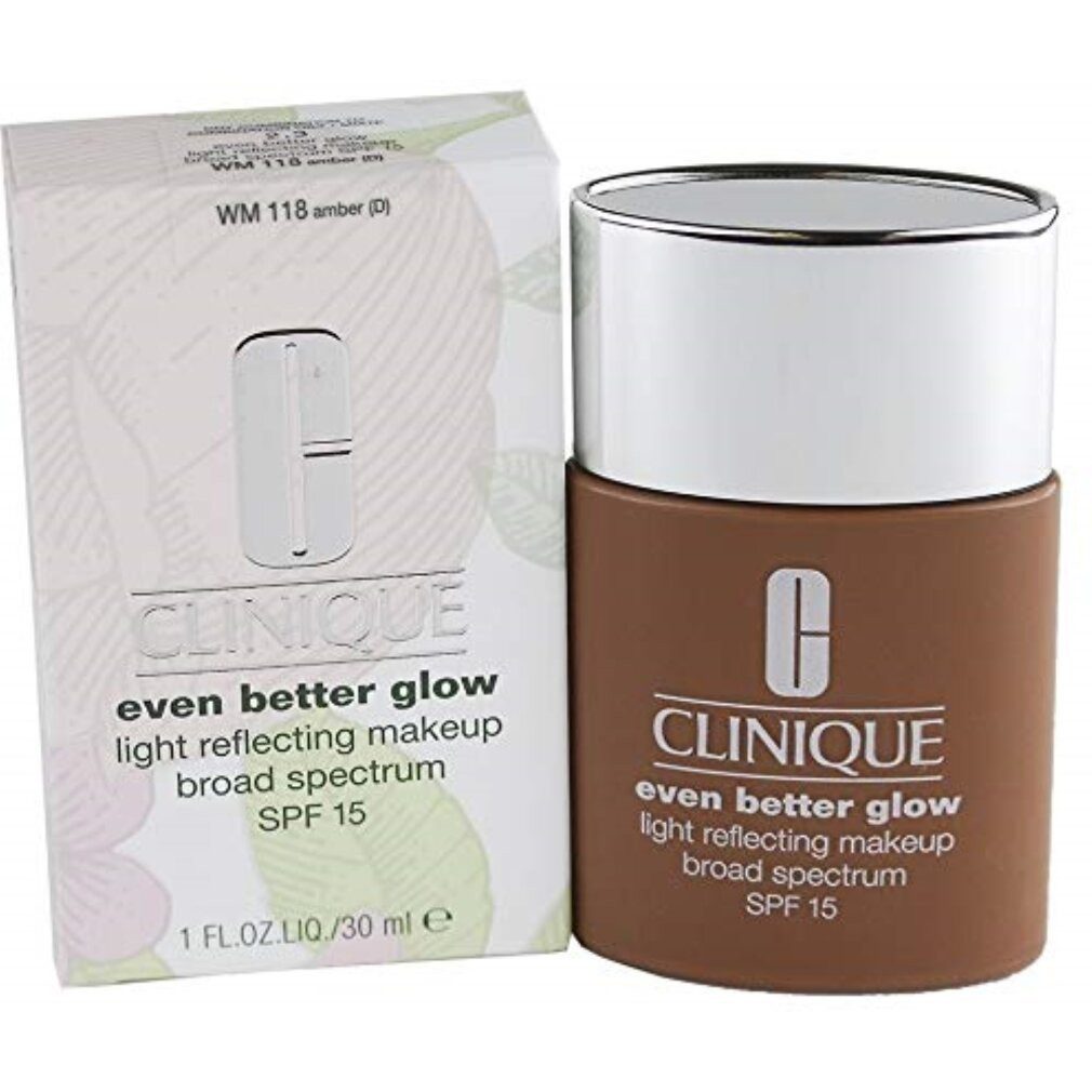 Foundation Even Better Glow flüssige Foundation WN 118 Amber SPF 15 30ml