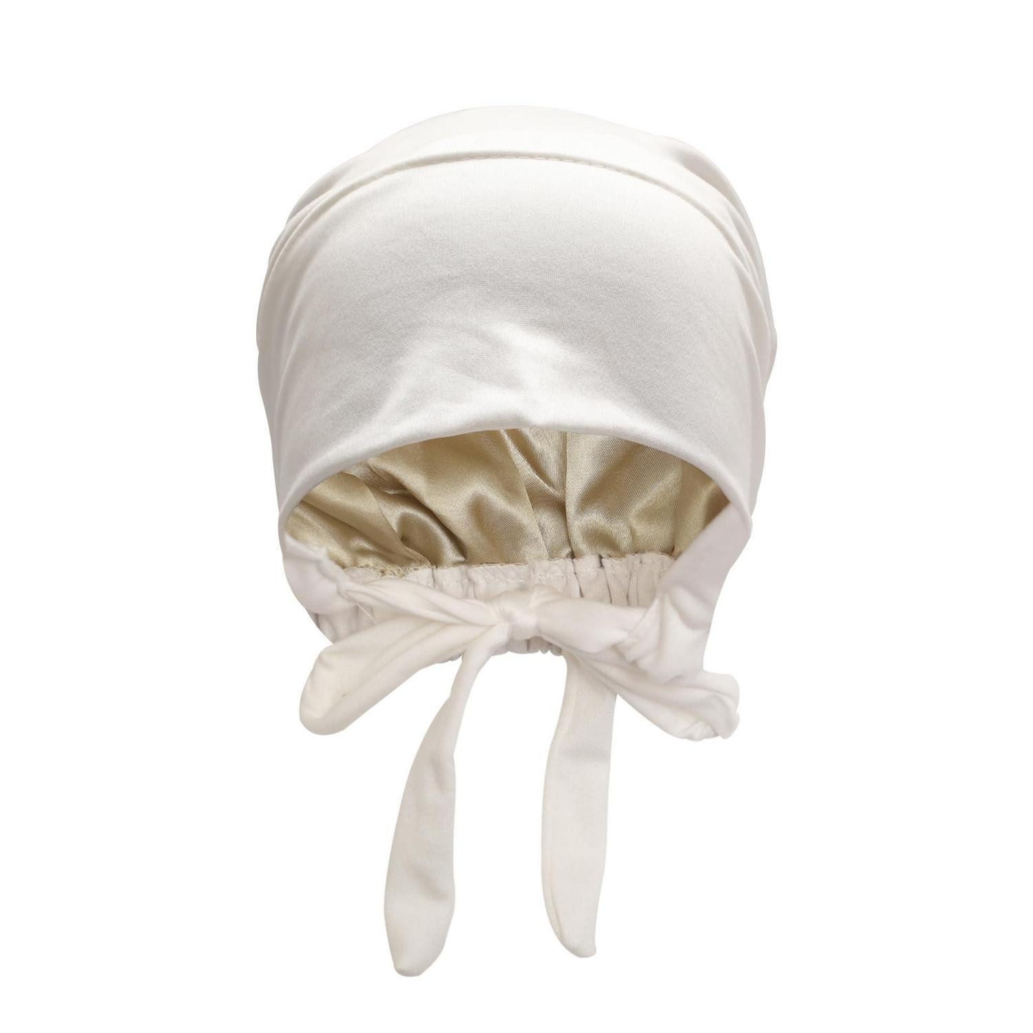 LuxusKollektion Hijab Hijab-Kappe Damen Satin Innen Weiß Einheitsgröße (1-St)