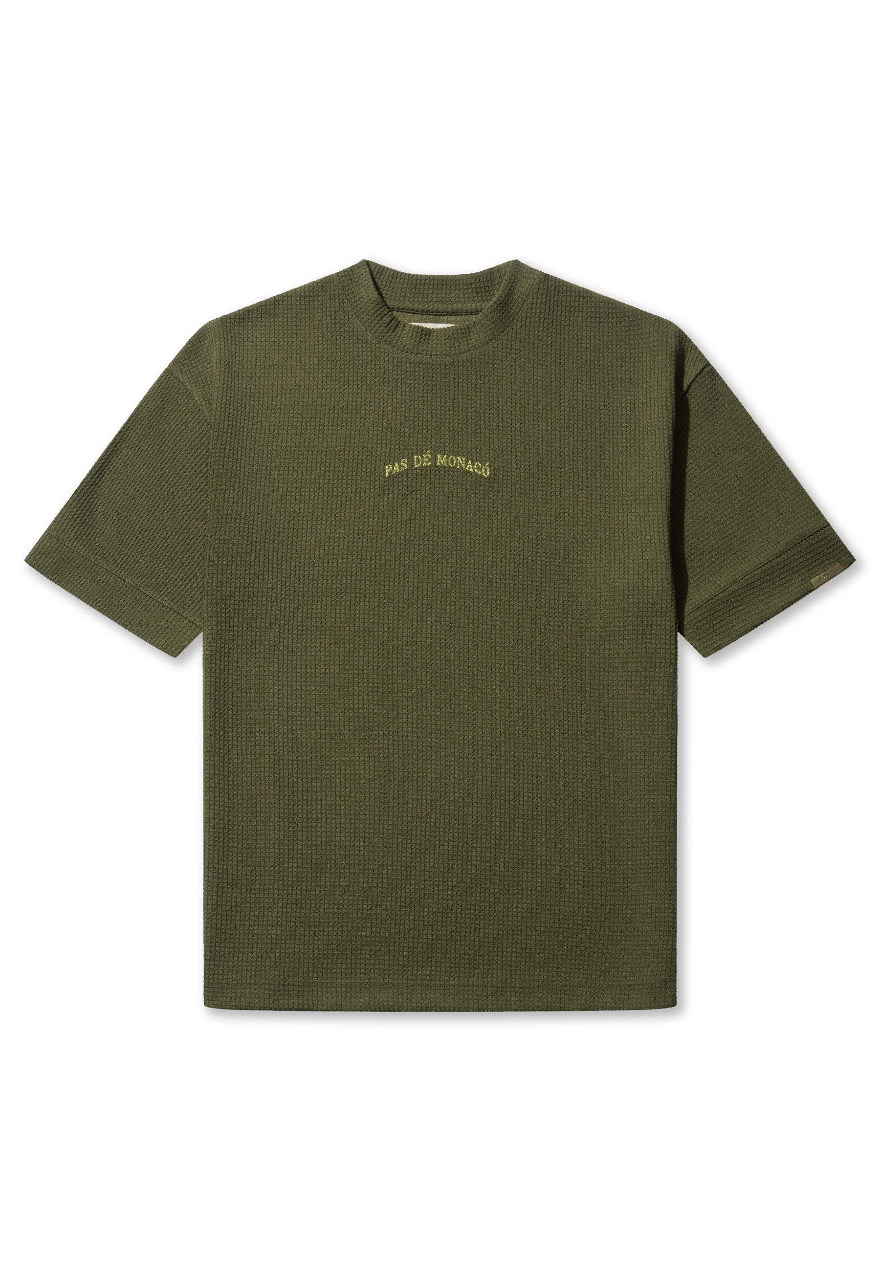 Pas De Monaco T-Shirt Pas De Monaco WAFFLE T-SHIRT (1-tlg)