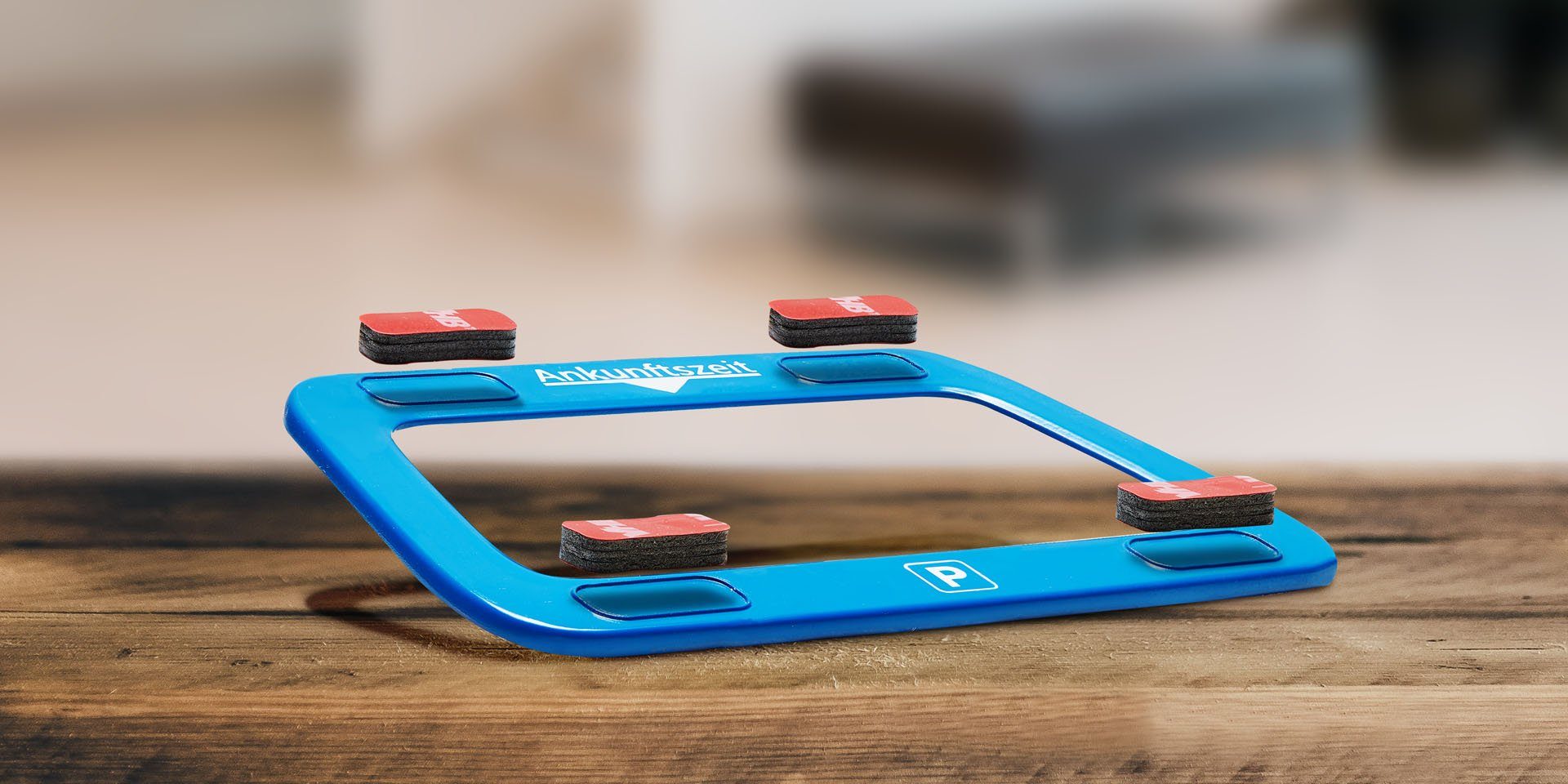 Parkwächter elektronische Parkscheibe Parkwächter 4 Stück Klebepads für die elektronische Parkscheibe V0