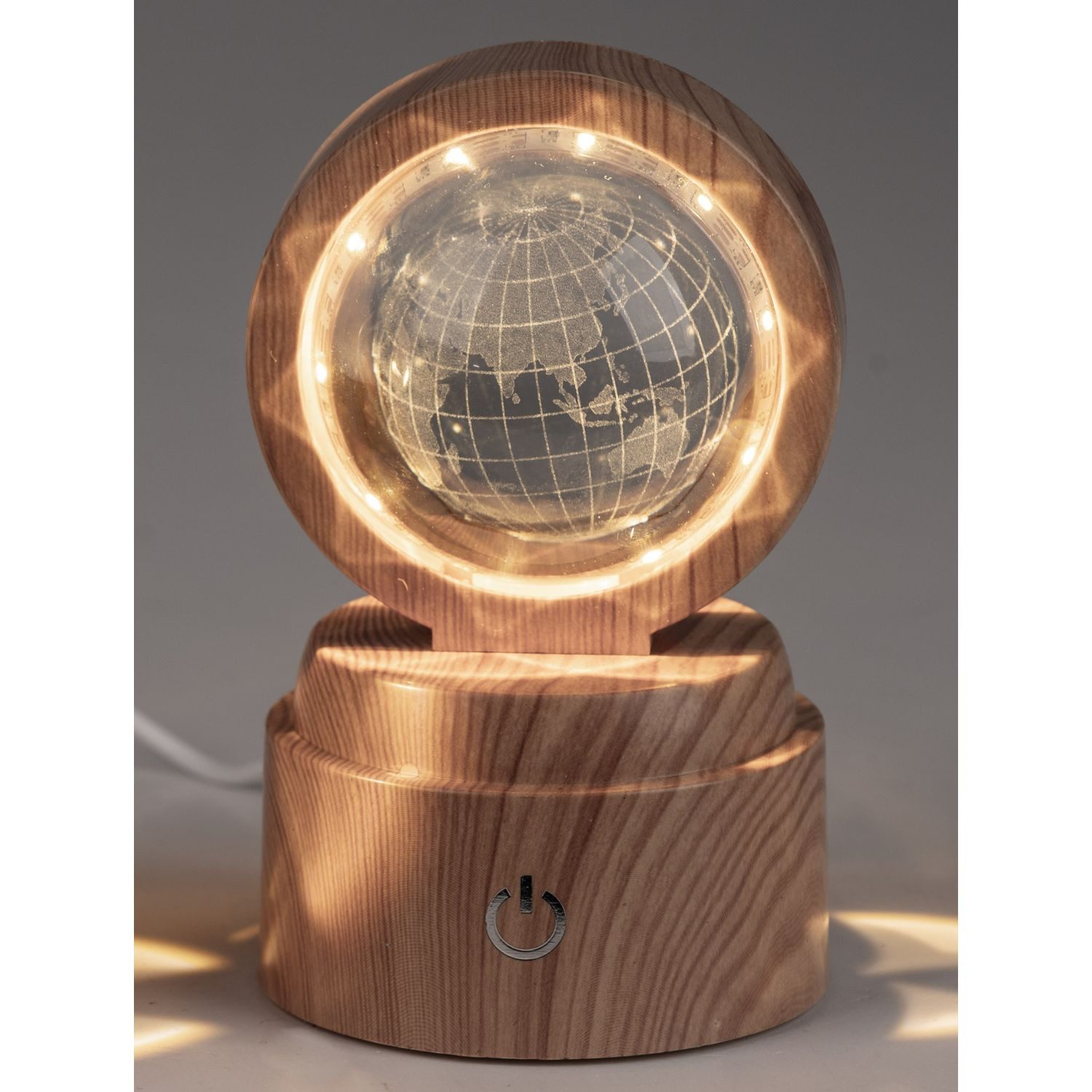 formano LED Tischleuchte Kristallkugel, LED, Höhe: 12cm, Farbe: transparent, Motiv: Kristall