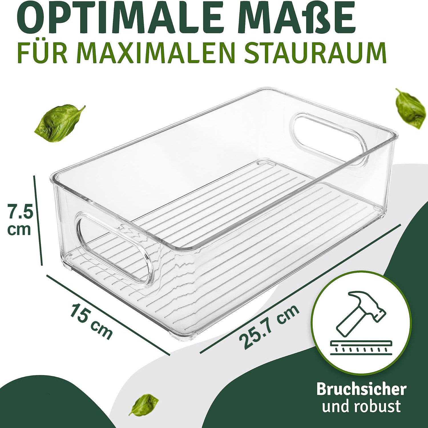 YMQHBS Aufbewahrungsbox Küchenorganizer-Set Kühlschrank Organizer (set, günstig online kaufen