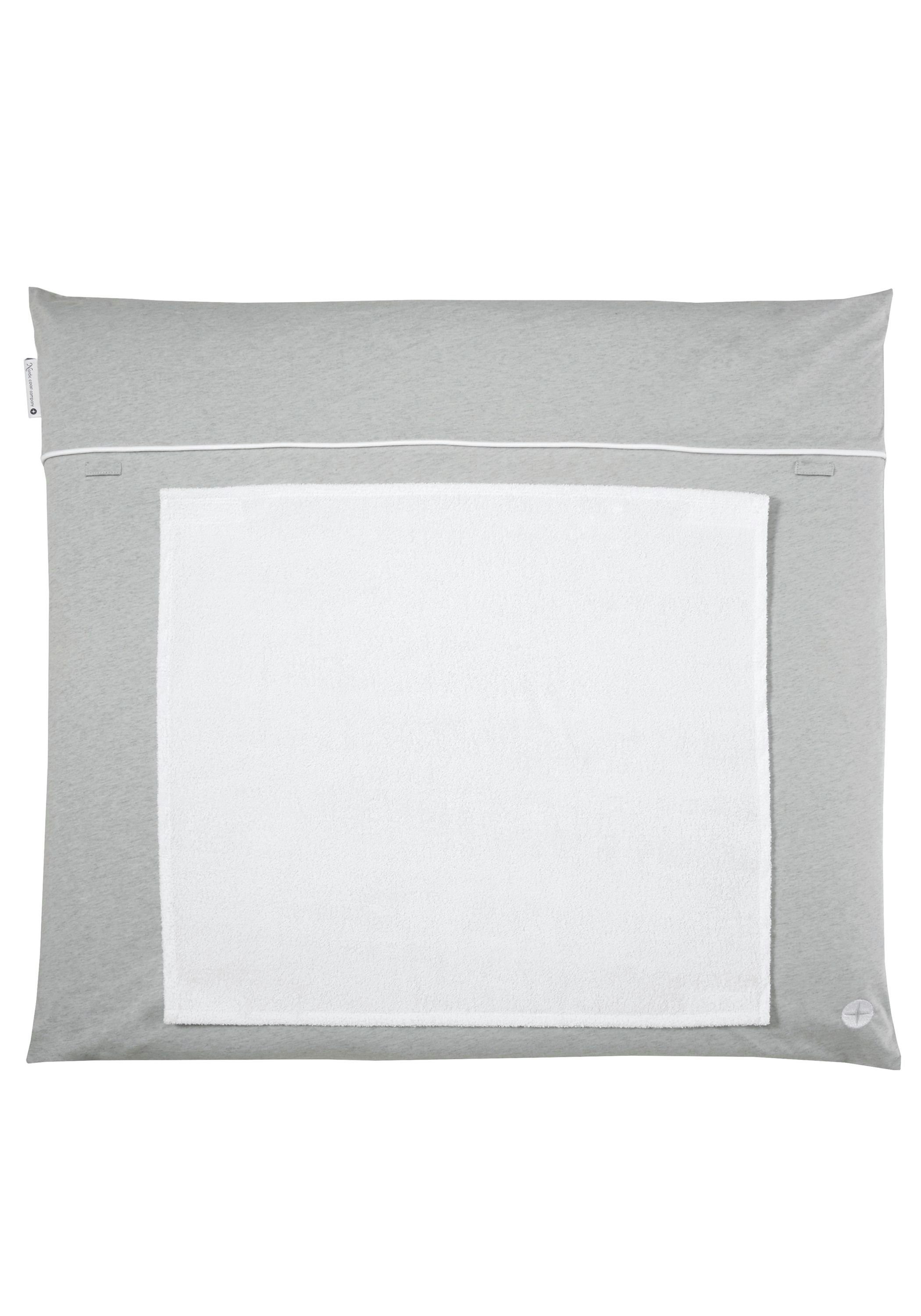 Nordic Coast Company Wickelauflage, Nachhaltig, leicht waschbar, mit Wechselhandtuch