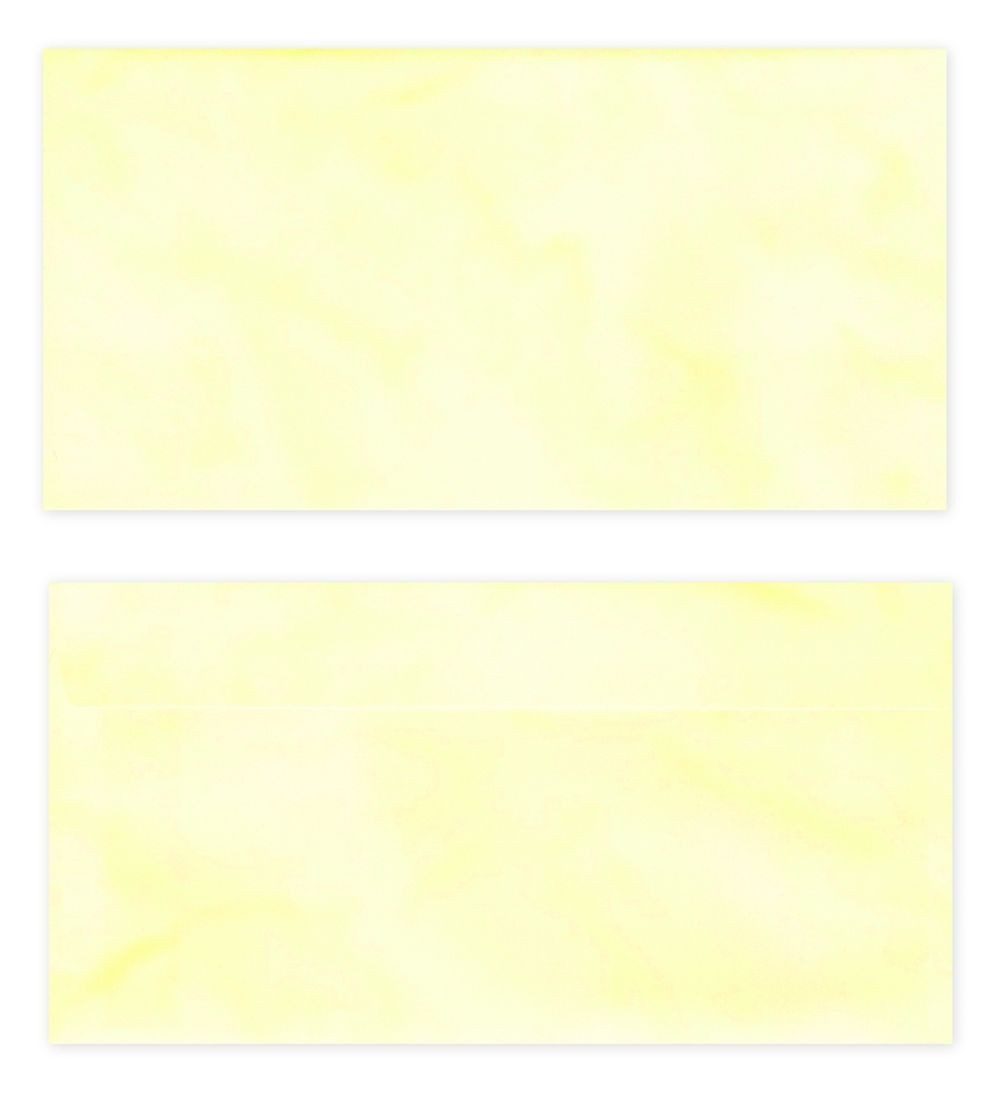 Briefpapier Briefumschlag Marmor-verschiedene Farben, DIN lang