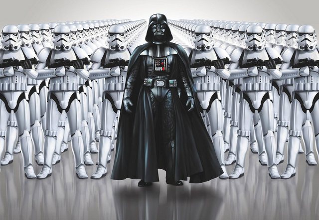 Komar Fototapete »Star Wars Imperial Force«, glatt, bedruckt, Comic, (Set), ausgezeichnet lichtbeständig-Otto