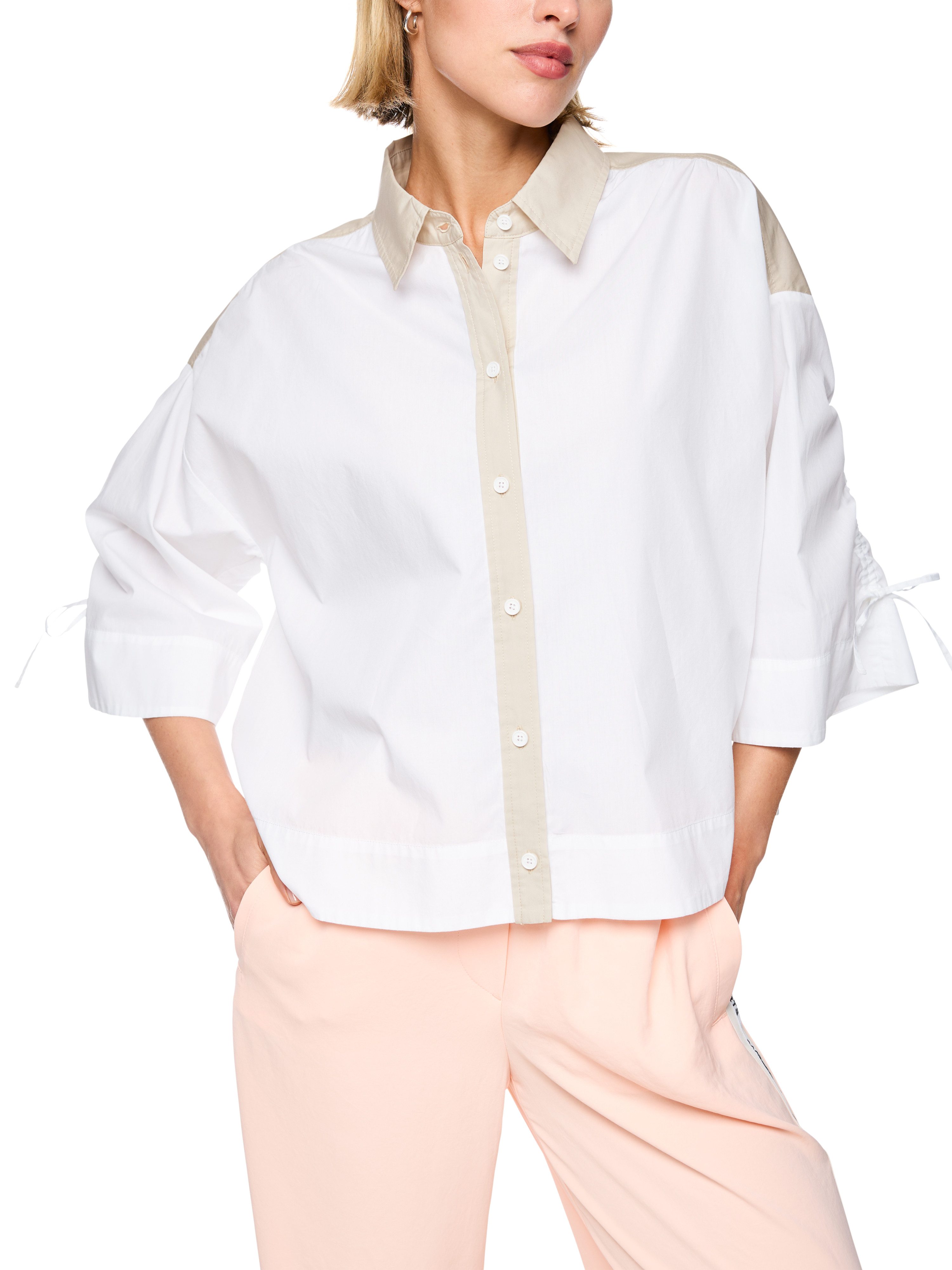 Kurzarmbluse Golden Hour Premium Damenmode