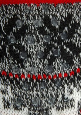 Capelli New York Kuschelsocken (1-Paar) mit winterlichem Muster