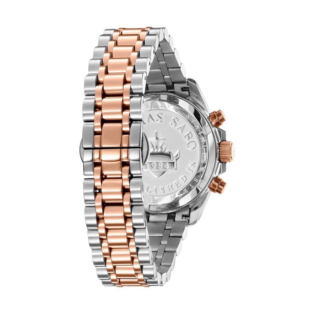 THOMAS SABO Chronograph WA0221-272-201-38 MM, Thomas Sabo, Chronograph, Bicolor, Silberfarben, Roségoldfarben