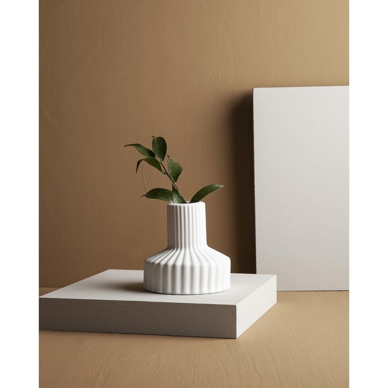 (10cm) Storefactory Samset Weiß Vase Dekovase