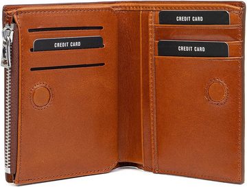 Solo Pelle Geldbörse Slim Wallet mit Münzfach [bis zu 13 Karten] Slimwallet [RFID-Schutz]