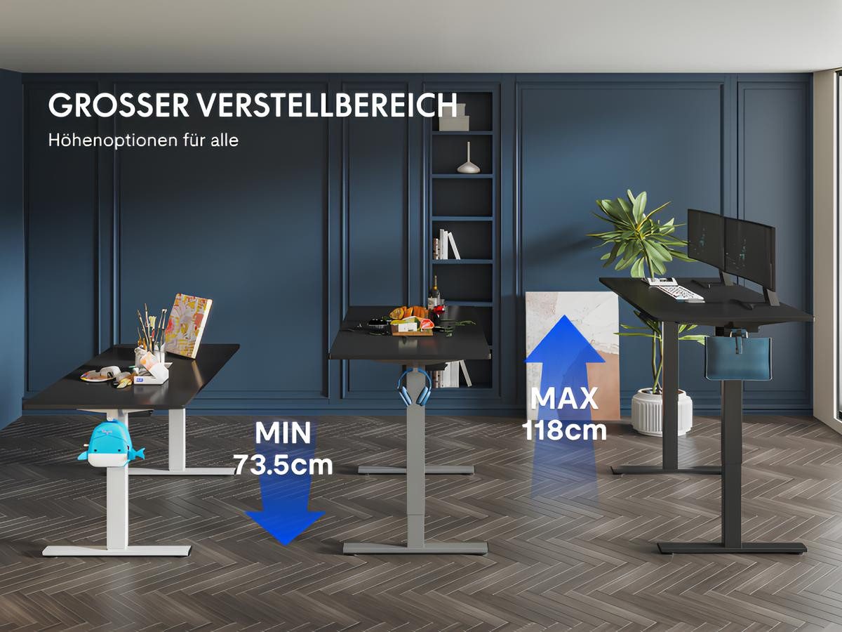 FLEXISPOT Schreibtisch Basic-Series Elektrisch höhenverstellbarer Schreibti günstig online kaufen