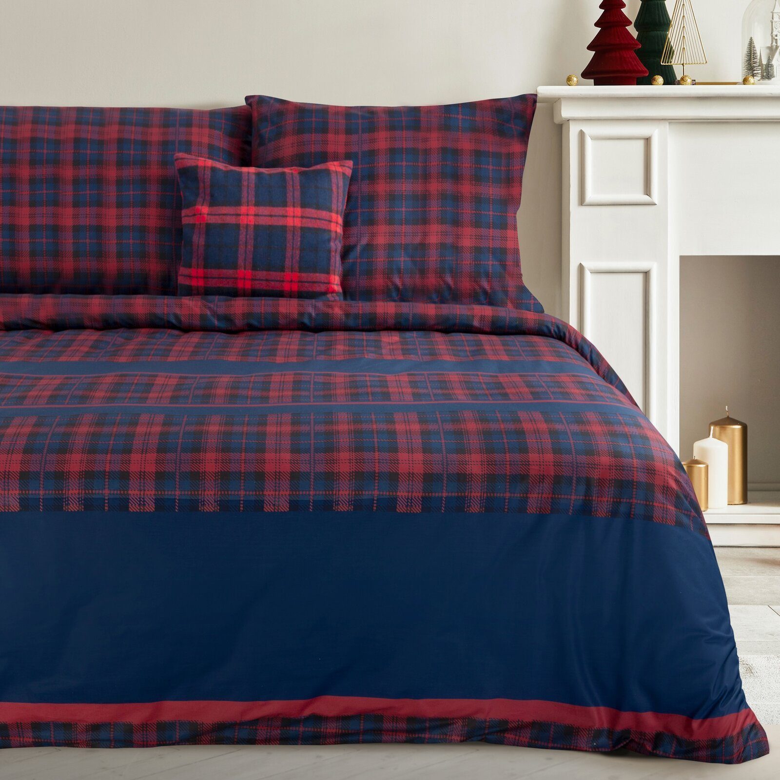 Eurofirany Bettwäsche Weihnachtsbettwäsche, Weihnachtsgeschenk Satinbaumwol günstig online kaufen