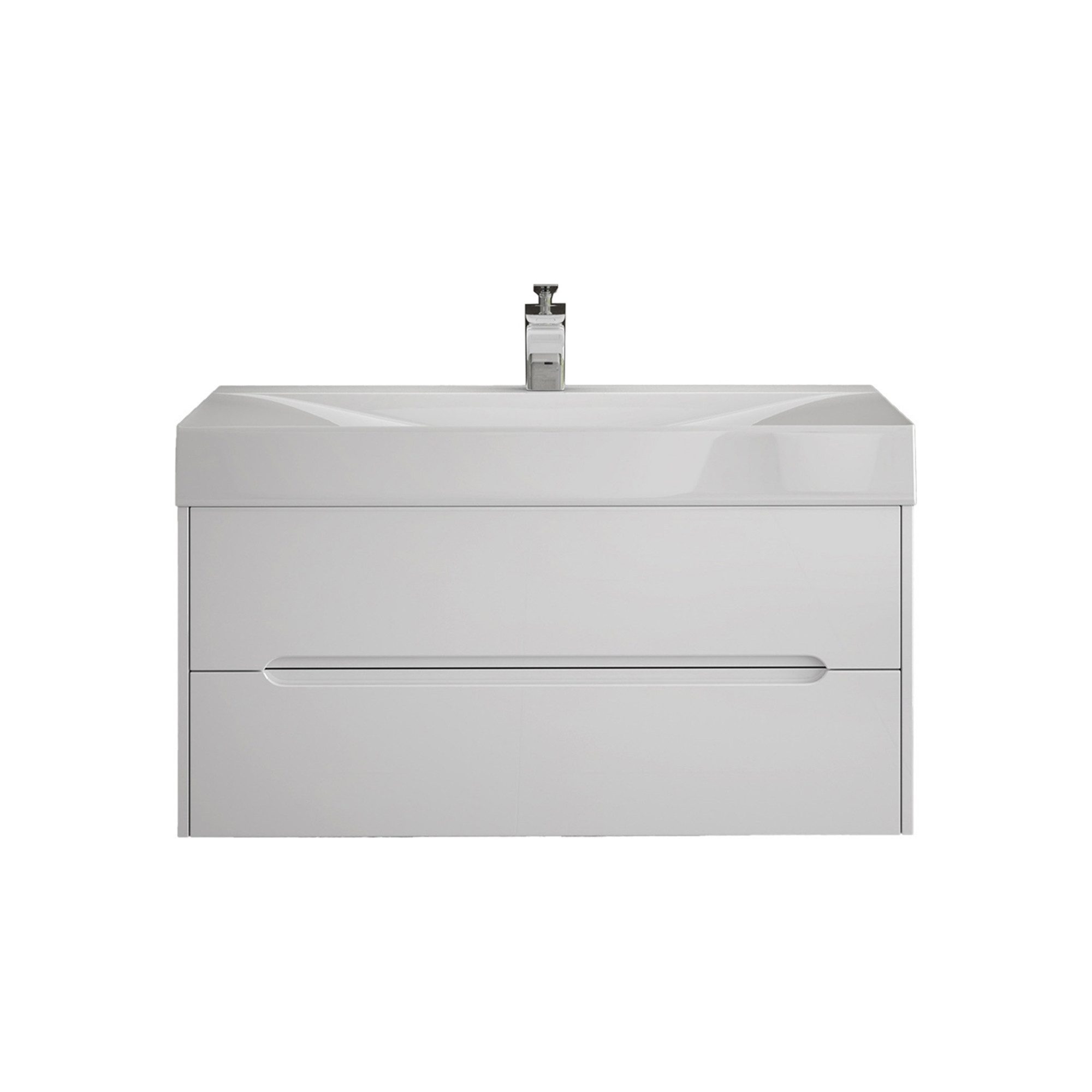 doporro Badmöbel-Set Badschrank Yoga Waschbeckenunterschrank Wandmontage günstig online kaufen