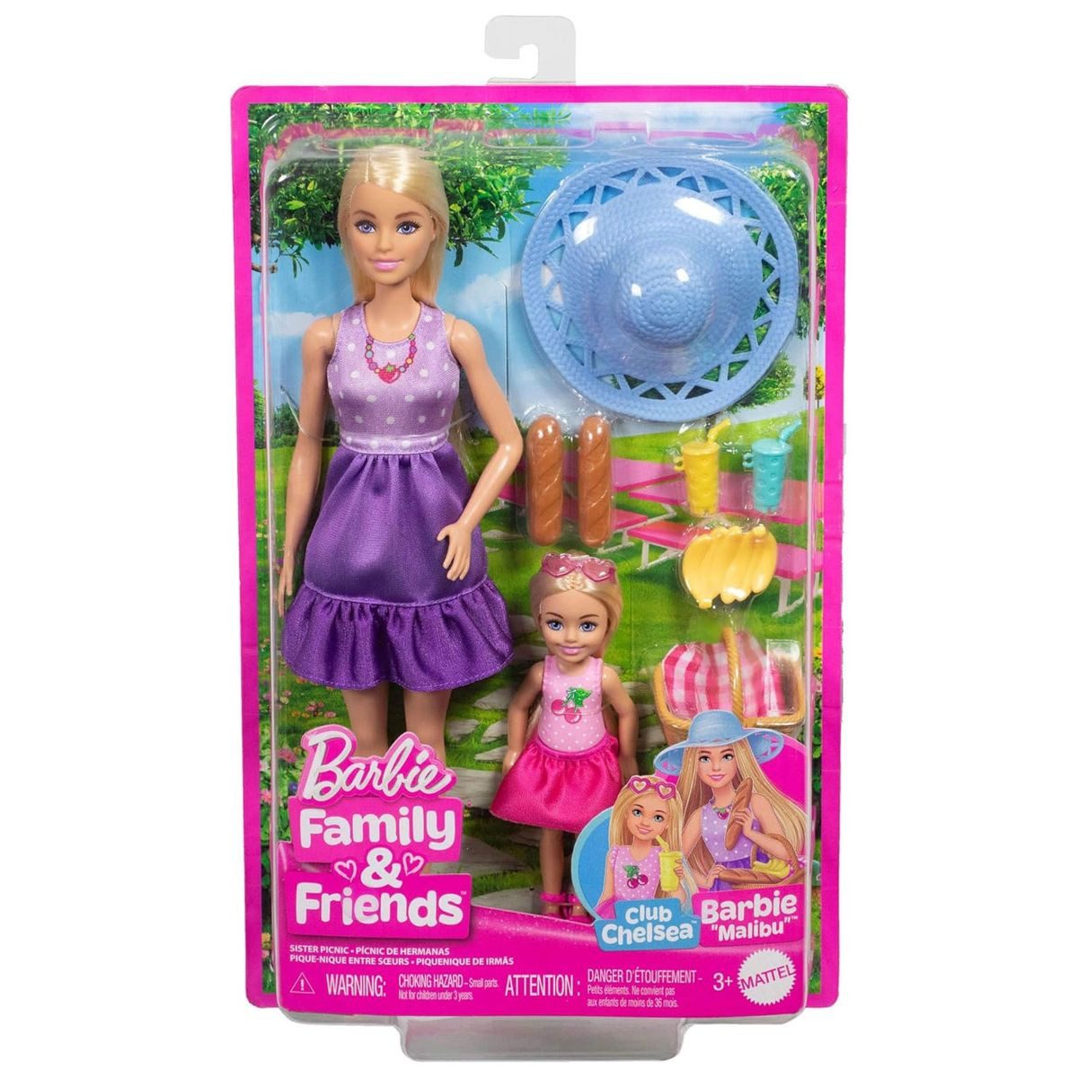Mattel® Anziehpuppe Mattel JBF43 - Barbie - Family & Friends - Malibu & Che günstig online kaufen