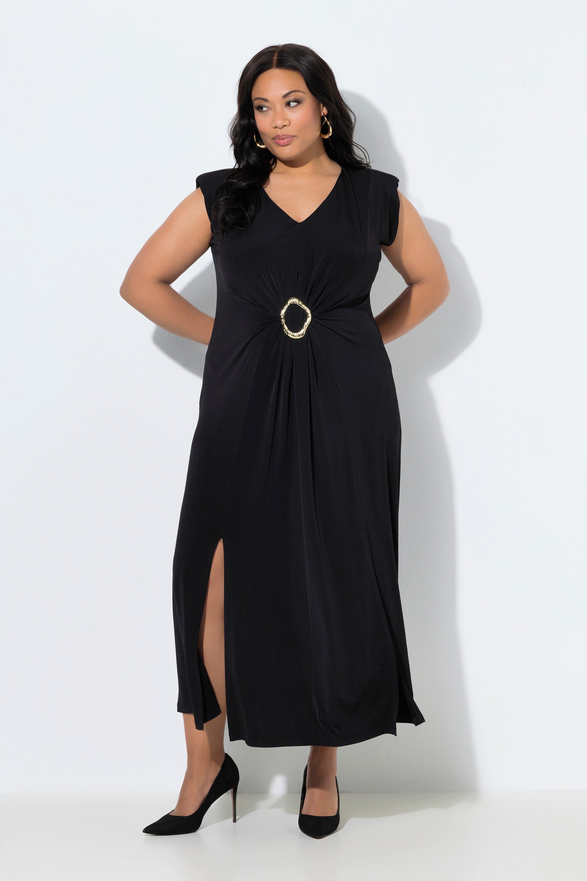 Ulla Popken Jerseykleid Maxi-Jerseykleid günstig online kaufen