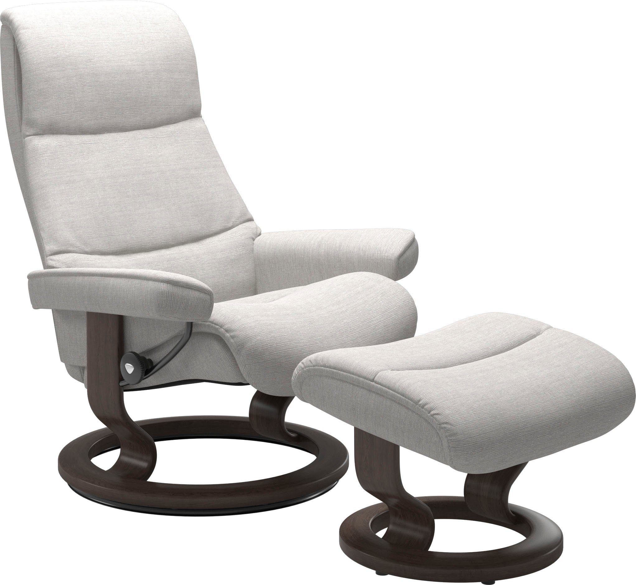 Stressless® Relaxsessel View, mit Classic Base, Größe M,Gestell Wenge | Funktionssessel