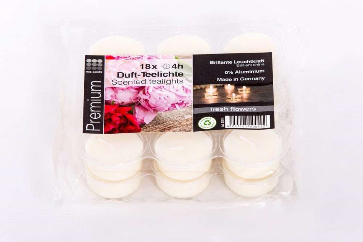 Cup Candle Teelicht Duft-Teelicht, Click-Light. 18 Stück, 4h Brenndauer günstig online kaufen