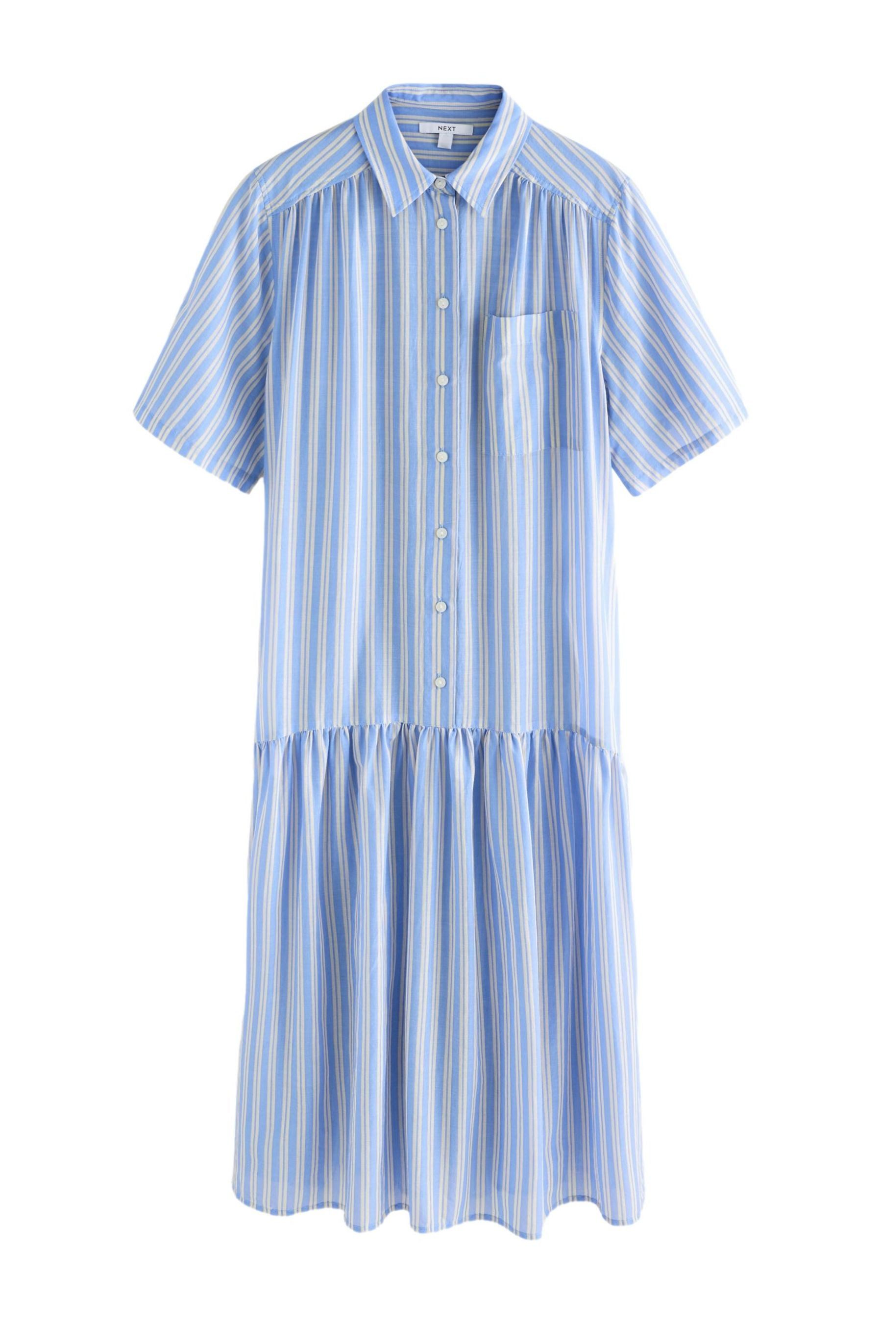 Next Maxikleid Kurzarm-Maxikleid aus Baumwolle mit günstig online kaufen