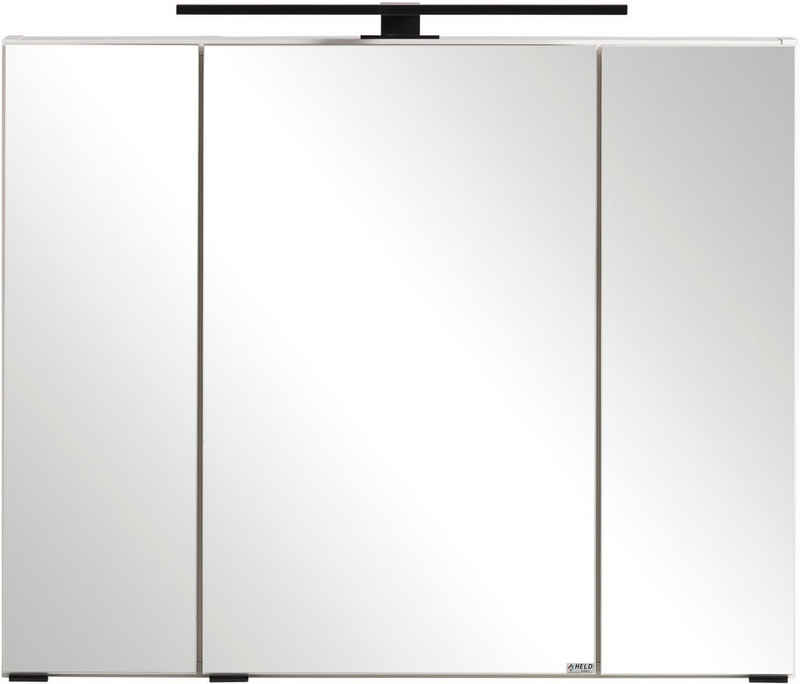 HELD MÖBEL Spiegelschrank Lana Badmöbel, 80 cm breit