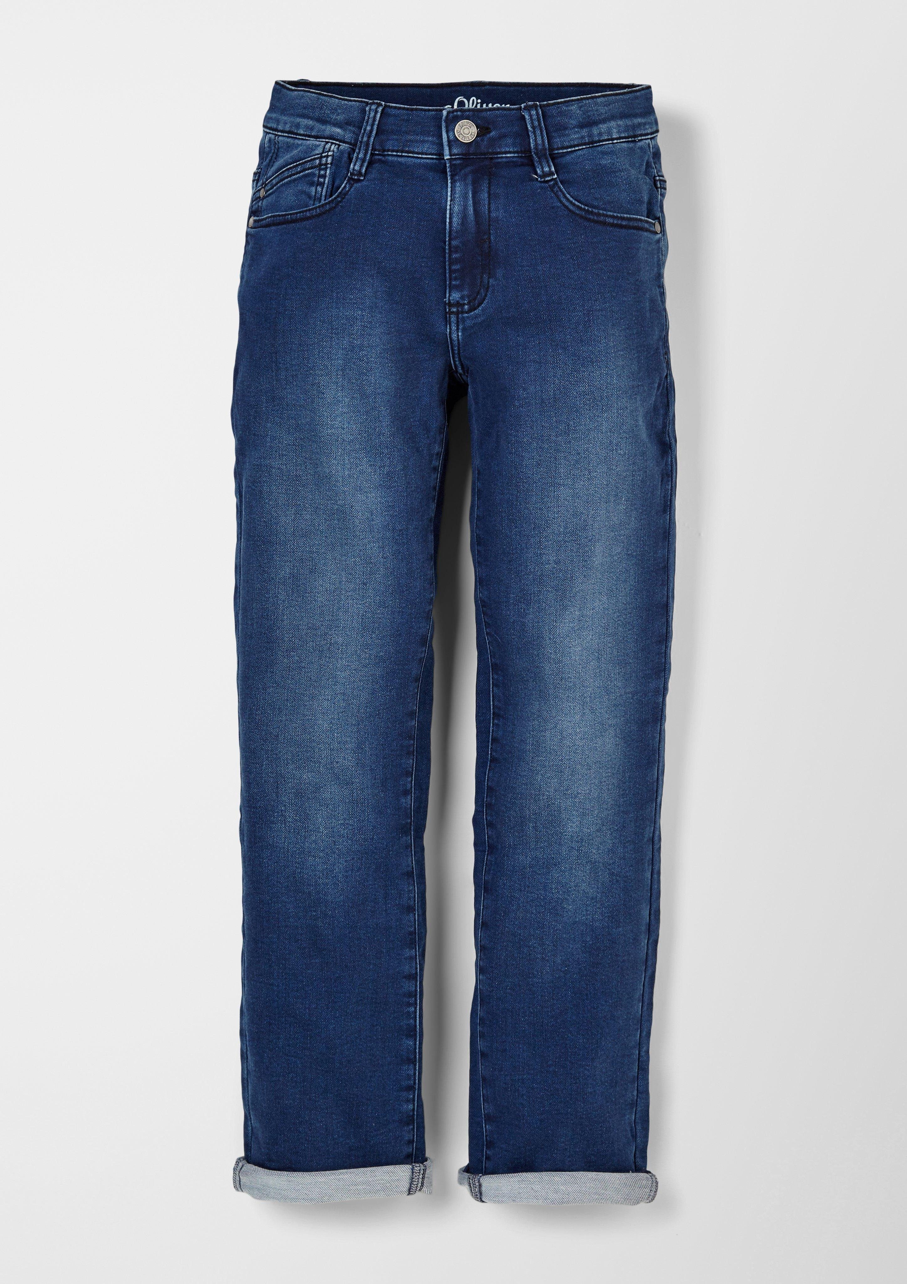 Leg Fit 5-Pocket-Jeans / Waschung / Mid Pete s.Oliver Jeans Regular / Straight Rise