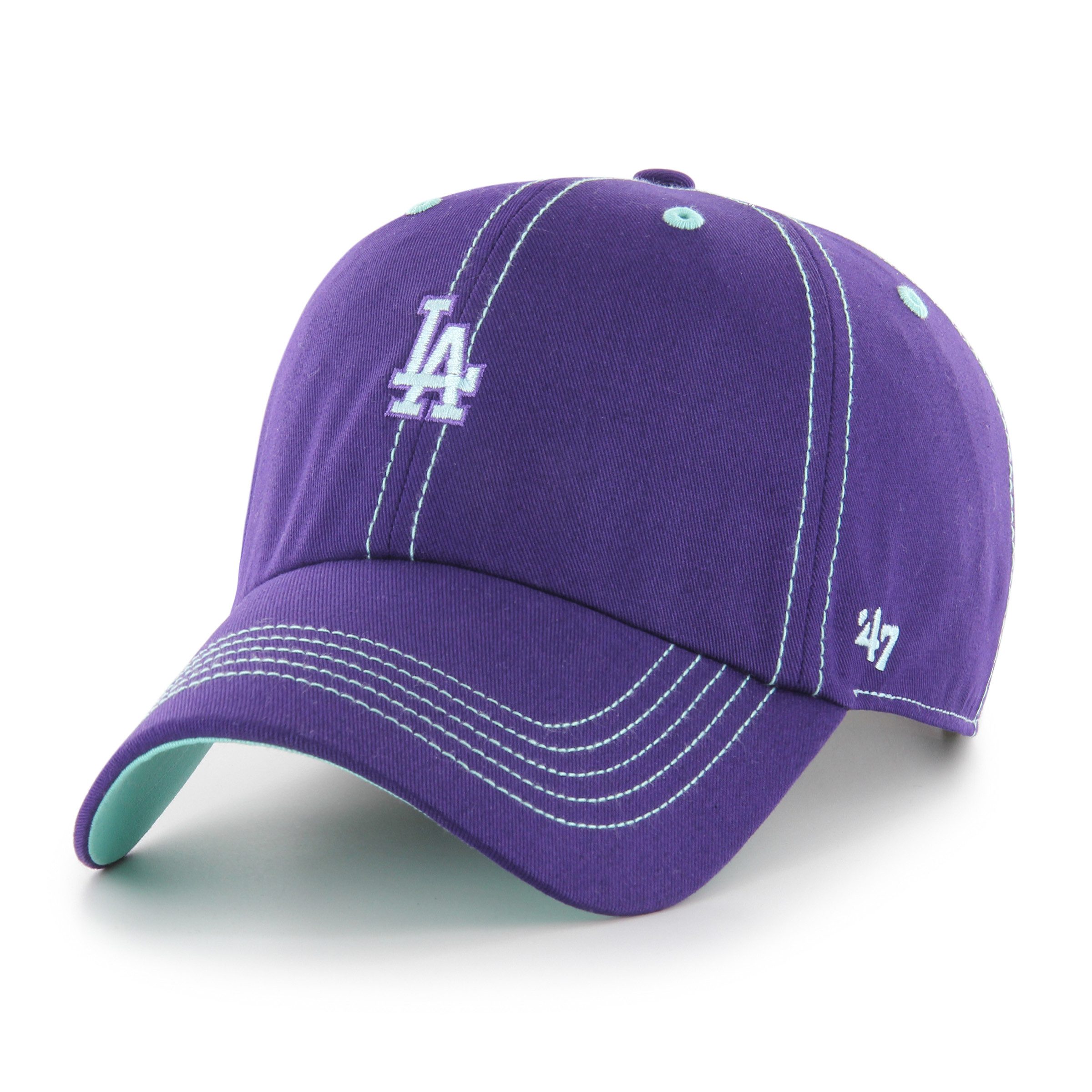 Baseball Cap '47 Brand Cap MLB LA Dodgers Contrast Stitch BR '47 Clean Up