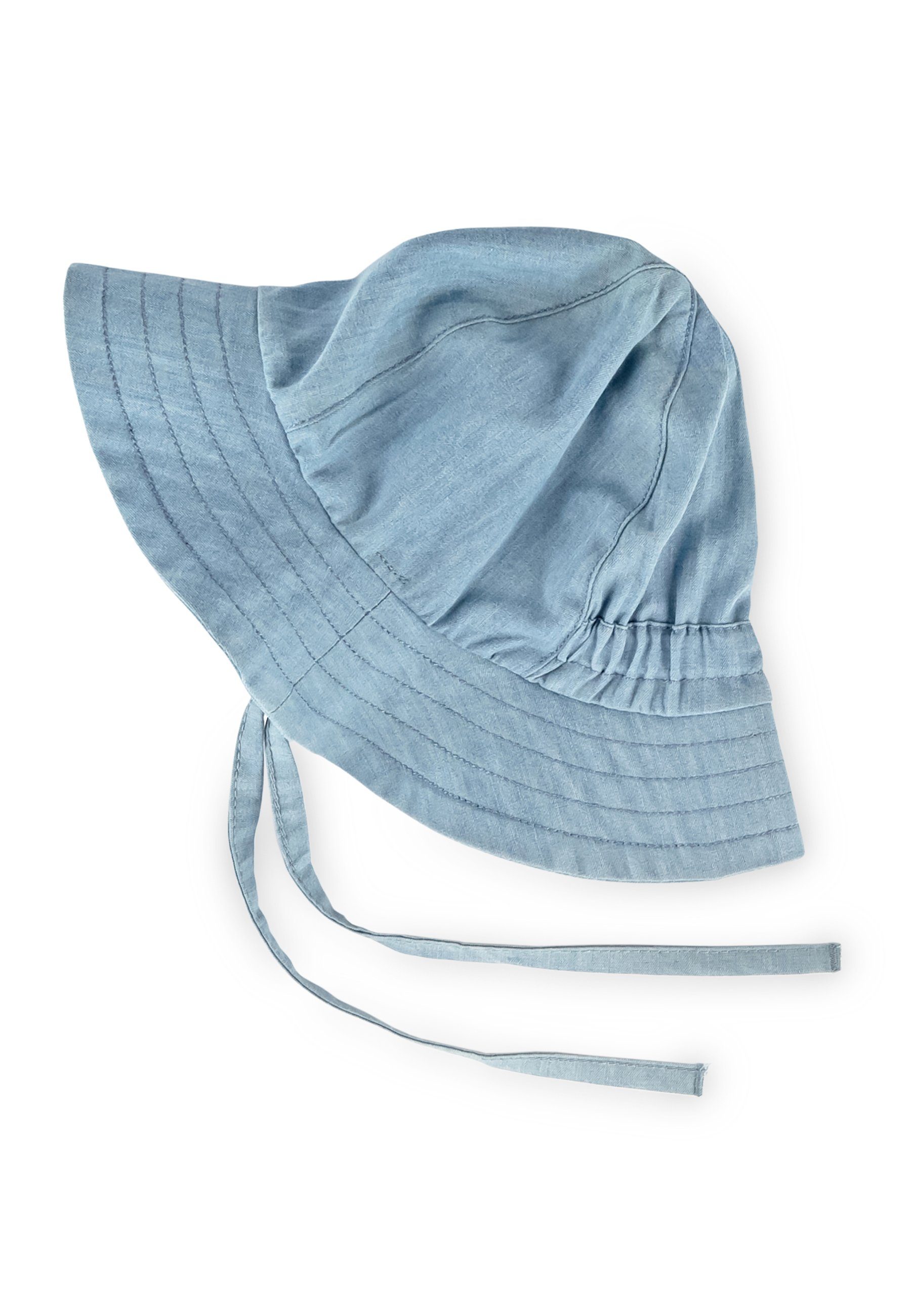Sonnenhut Babyhut Denim Jeanshut Wild Flamingo