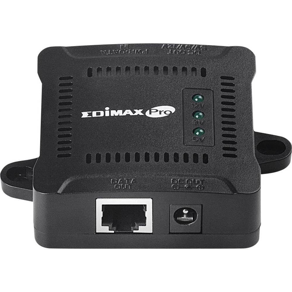 Edimax Pro IEEE 802.3at Gigabit PoE+ Splitter mit einstellbarer GP-101ST Netzwerk-Switch