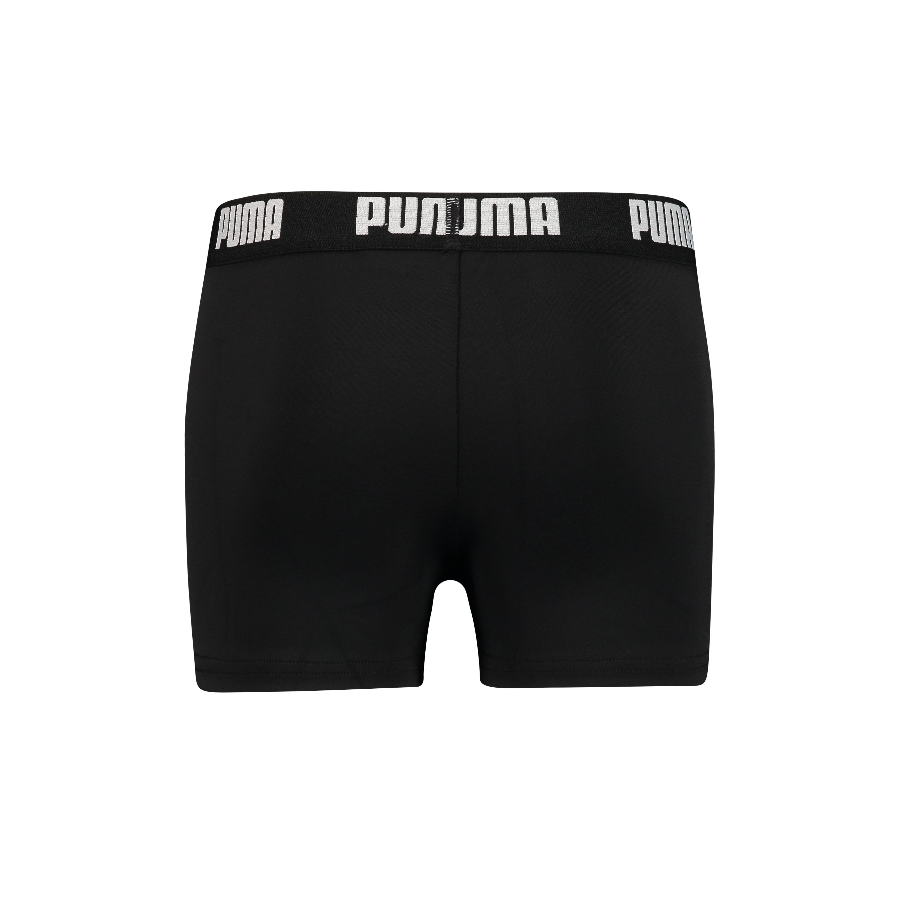 PUMA Badehose PUMA SWIM BOYS LOGO TRUNKS mit elastischem Bund, für Boys, Logoschriftzug