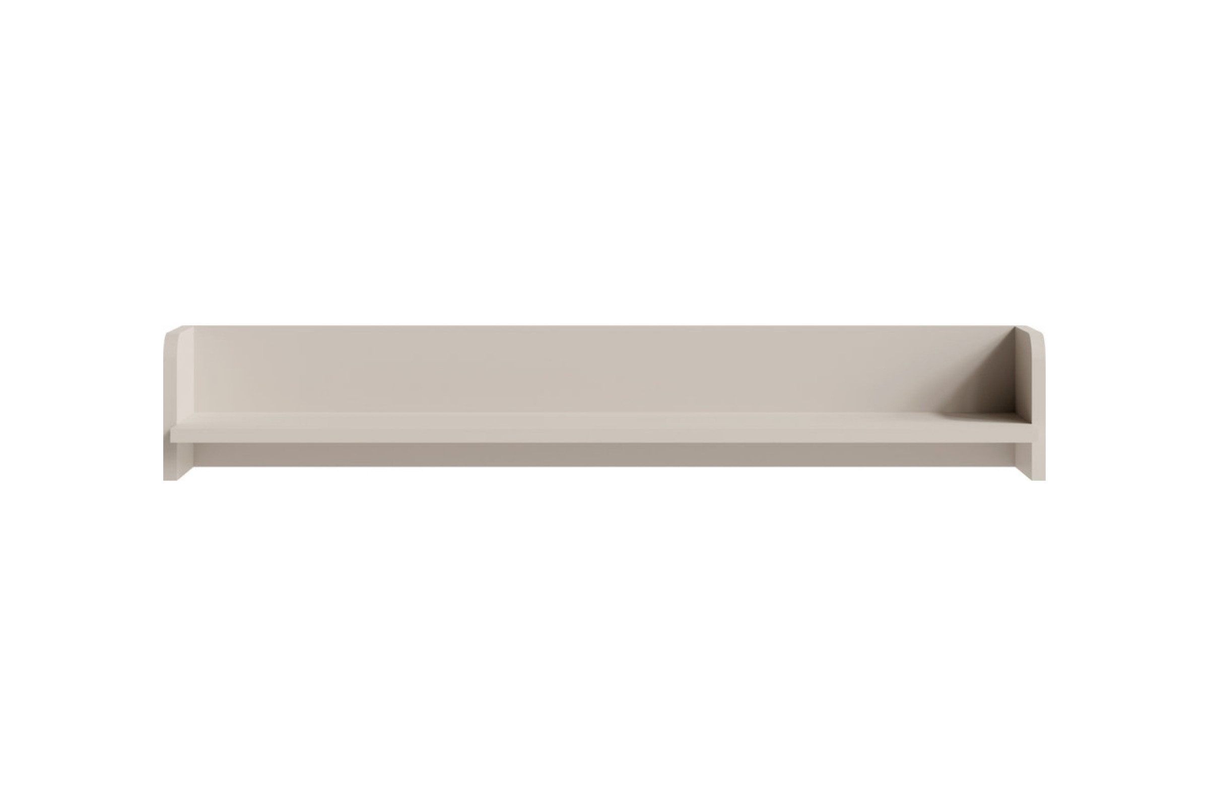 Deine Möbel 24 Hängeregal GEORGIA 09 133,5 / 17 / 22 cm GEORGIA 10 103,5 / 17 / 22 cm (B/H/T), Set 1-tlg., GEORGIA-Kollektion Beige Sandbeige