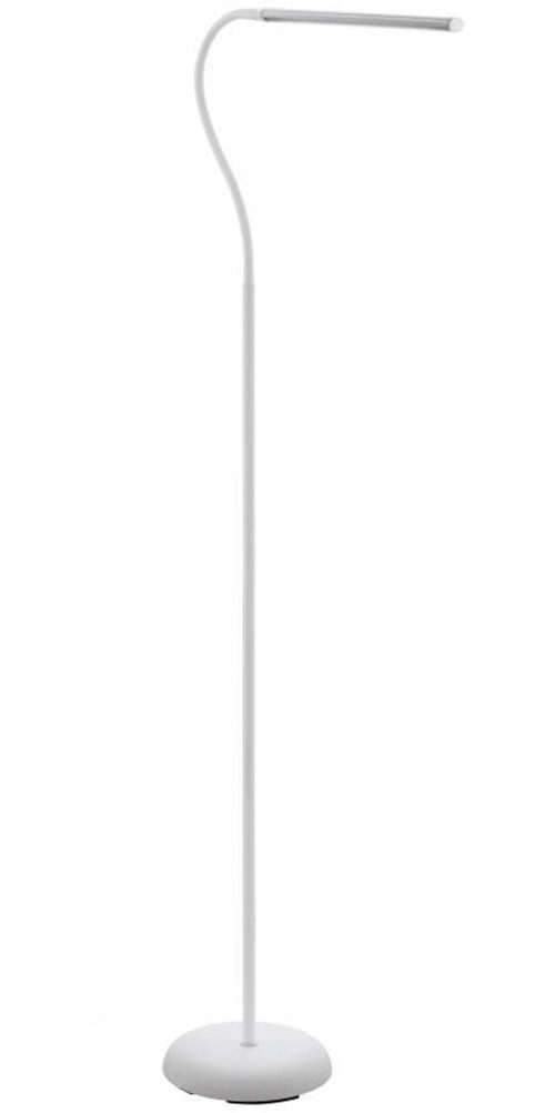 EGLO Stehlampe LAROA LED Stehleuchte, Touchsensor, 4-step dimming, modern, Dimmer, Dimmfunktion, Ein-/Ausschalter, mehrere Helligkeitsstufen, LED fest integriert, Neutralweiß, Standlampe, LED Bürolampe, beweglicher Leuchtenkopf, 53,5x21x130cm