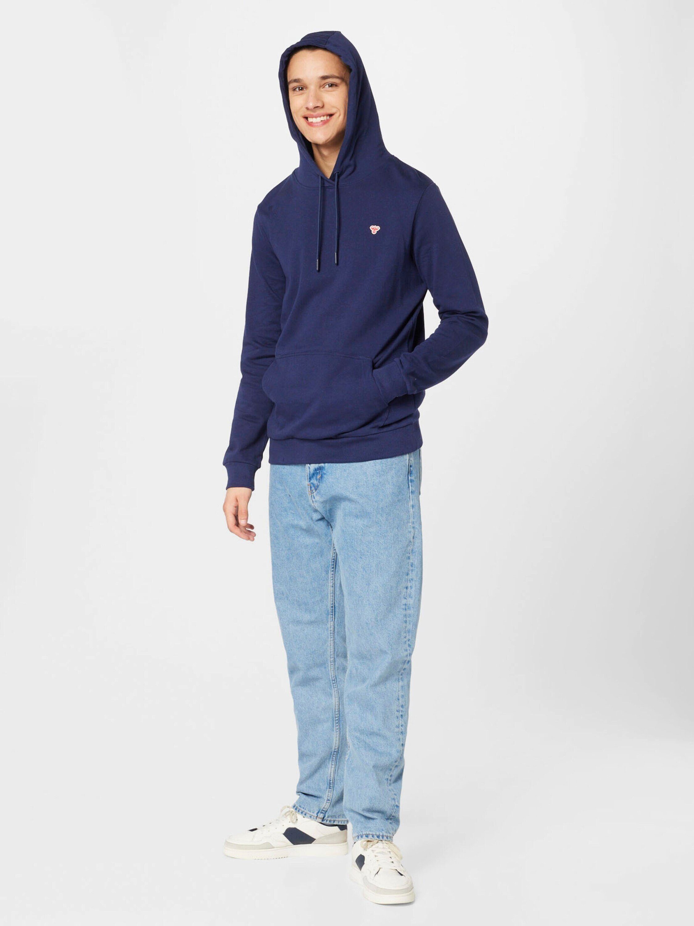 Fred hummel blau Sweatshirt (1-tlg)