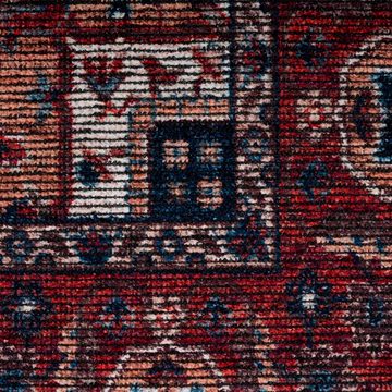 Teppich Bordeaux 242, Paco Home, rechteckig, Höhe: 4 mm, Kurzflor, Orient-Optik, Vintage Design, waschbar