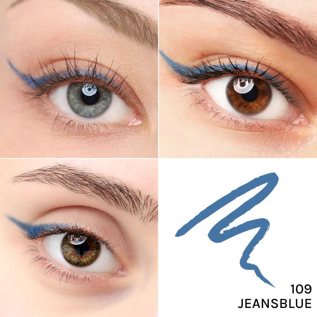 Cosline Cosmetics Kajal wasserfest, langanhaltend, cremig, 25 Farben, intensive Pigmentierung