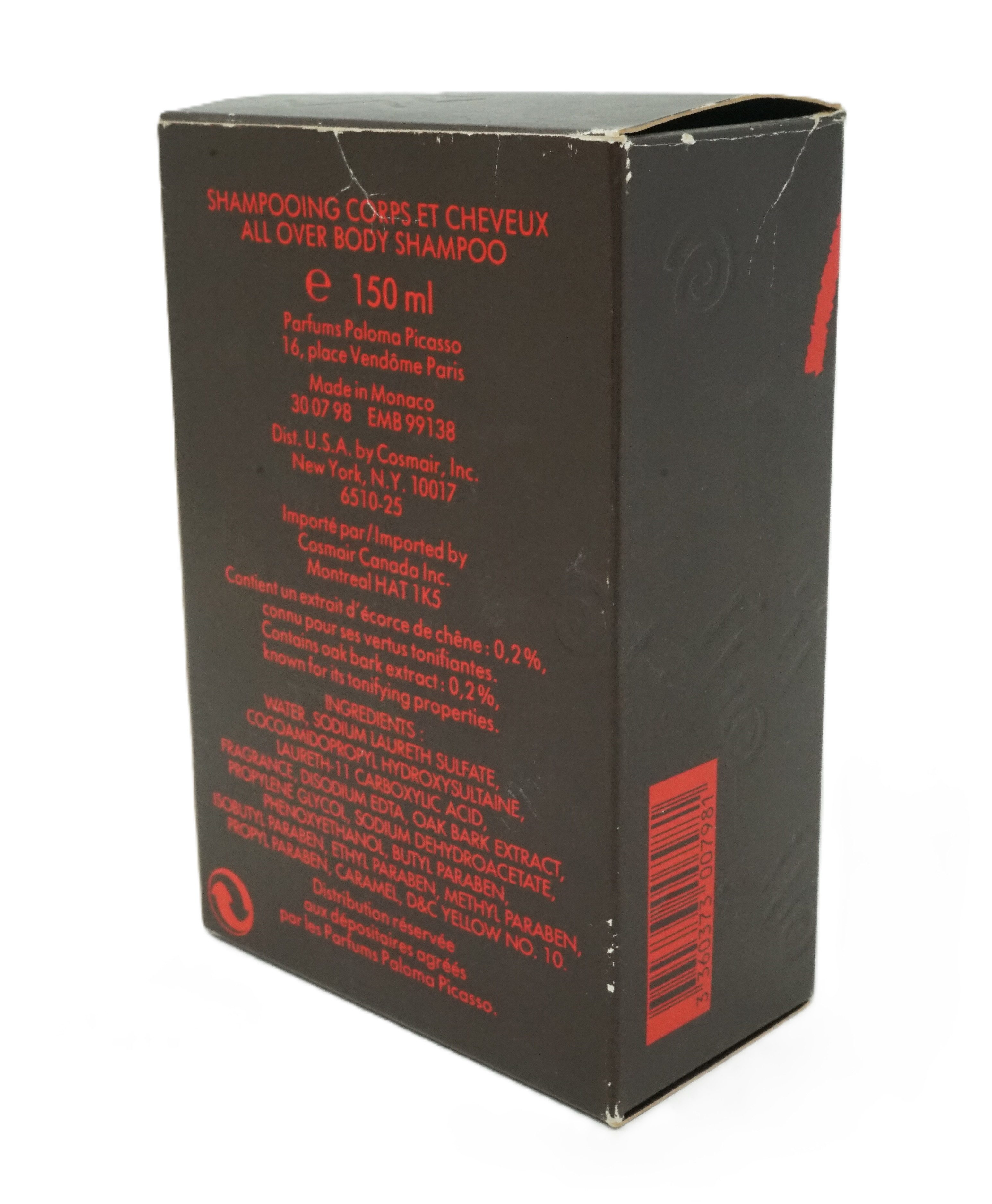 Paloma Picasso Haarshampoo Paloma Picasso Minotaure Pour Homme All Over Body Shampoo 150 ml
