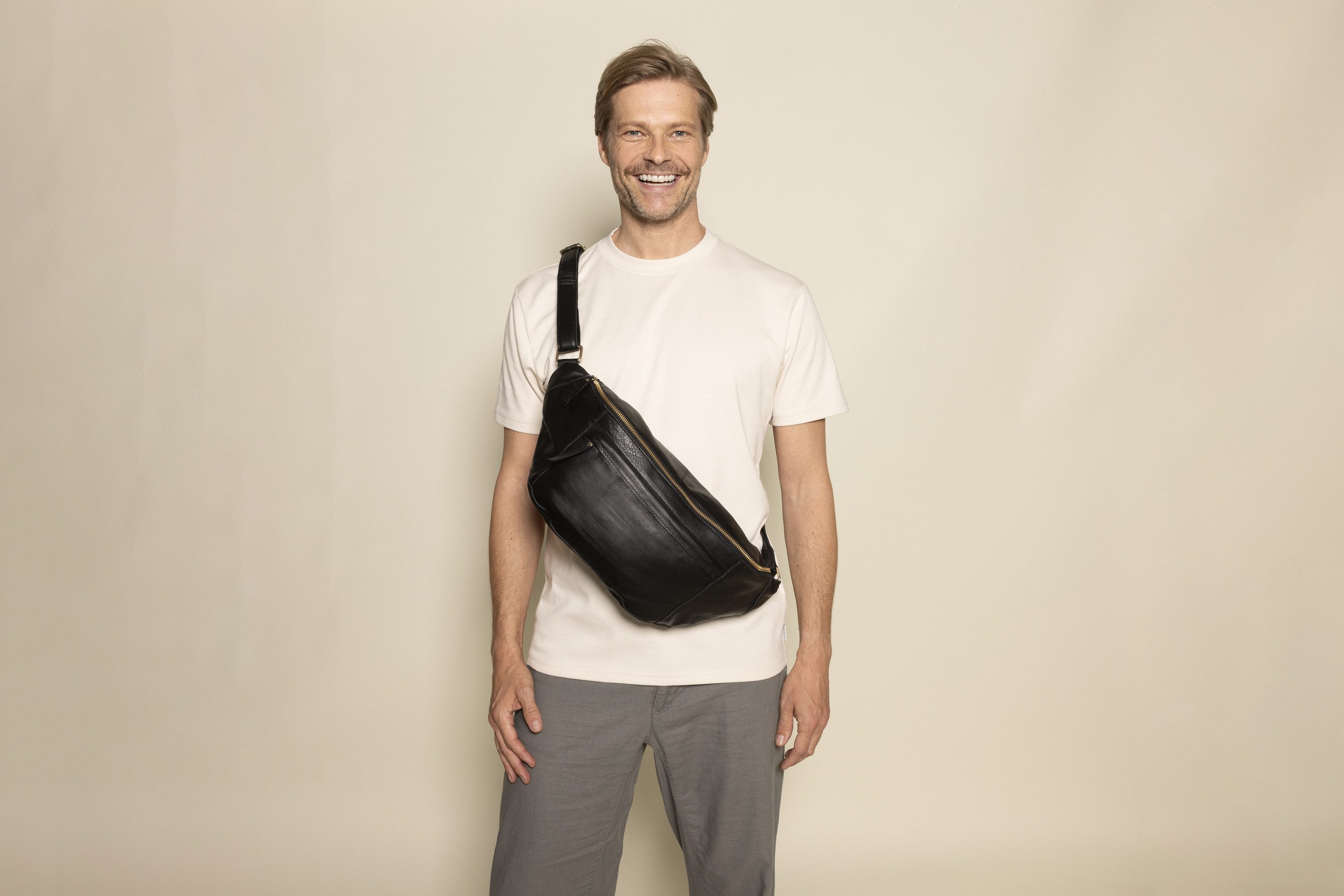 Gusti Leder Gürteltasche Gusti Leder Bauchtasche Esben (1-tlg)