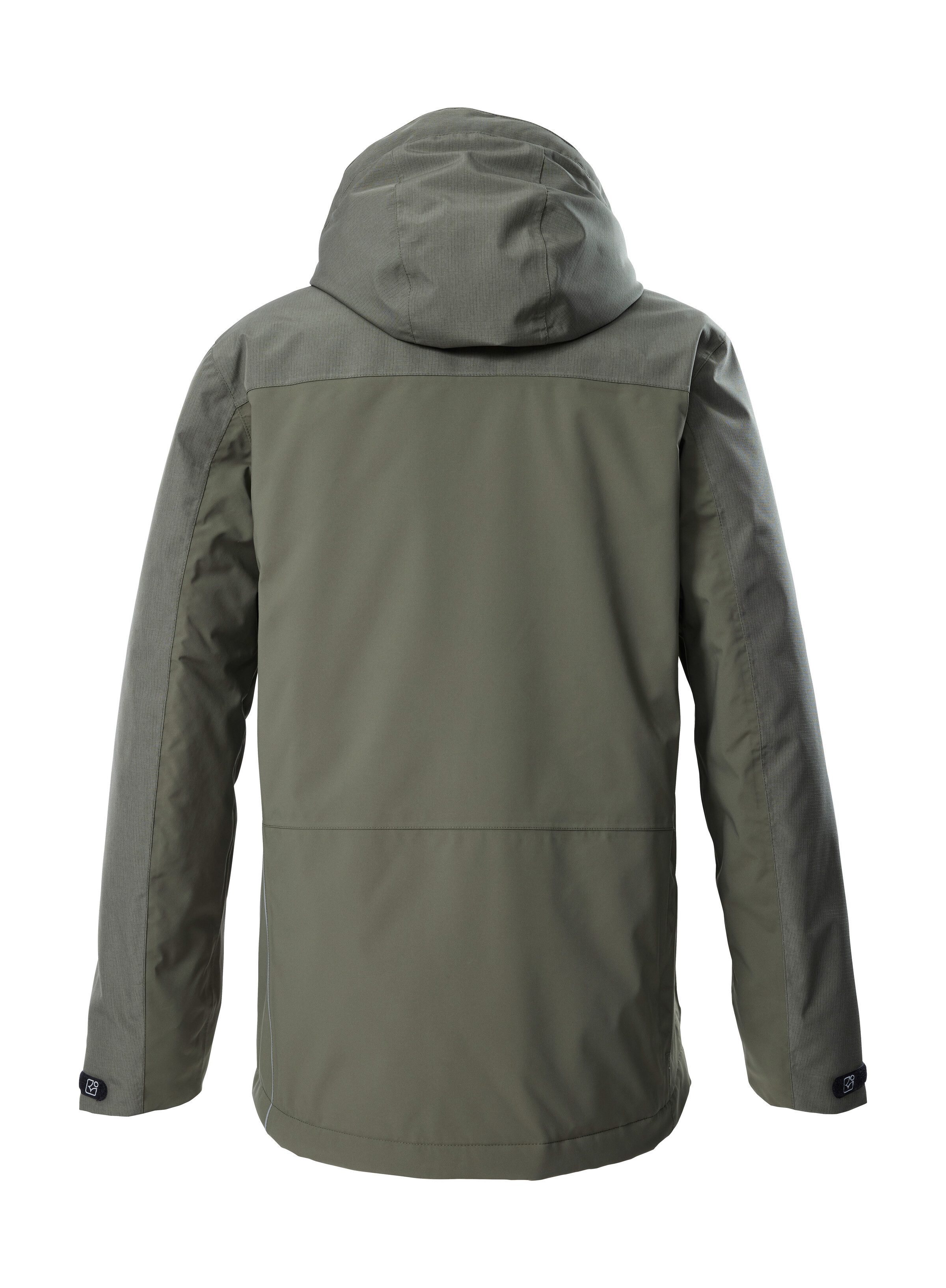 Killtec Funktionsjacke KOW 89 MN JCKT Wasserabweisend, atmungsaktiv, abnehmbare Kapuze, Daumenlöcher