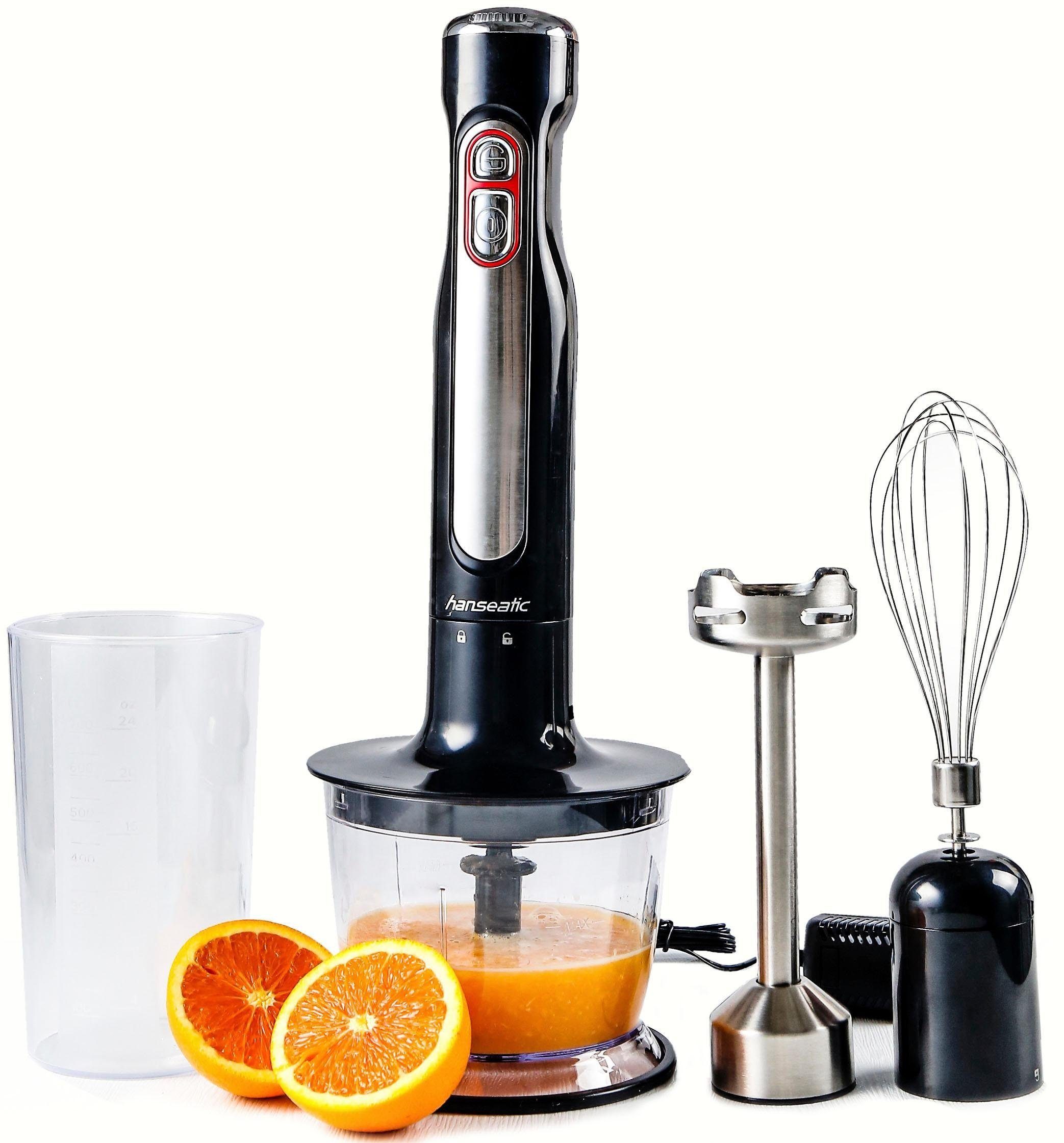 Akku-Stabmixer 98126929 versch. Aufsätze, hochwertiger Edelstahl Mixfuß
