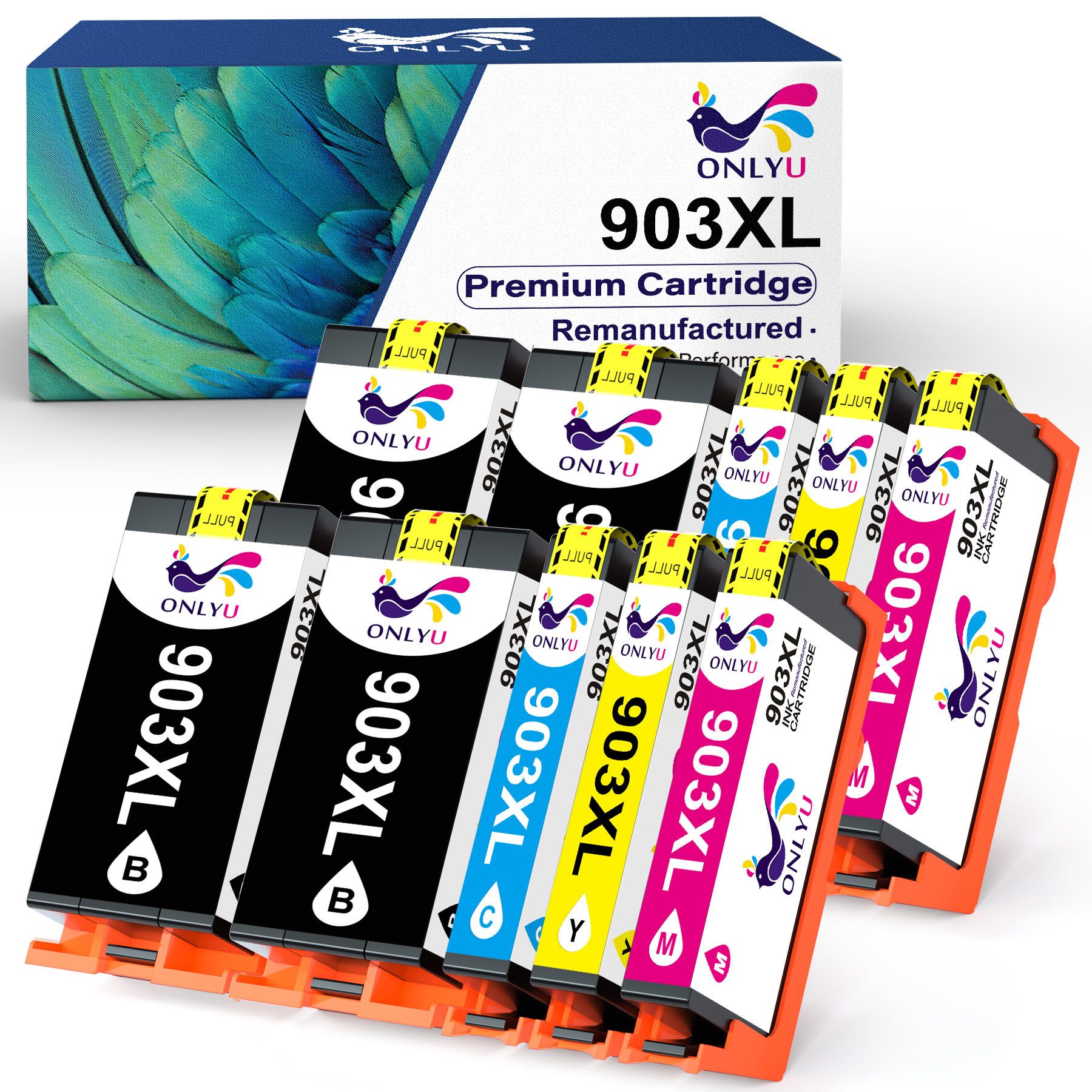 10PK 903XL für HP 6950 6960 6961 6963 6965 6968 6970 6974 6975 6976 Tintenpatrone