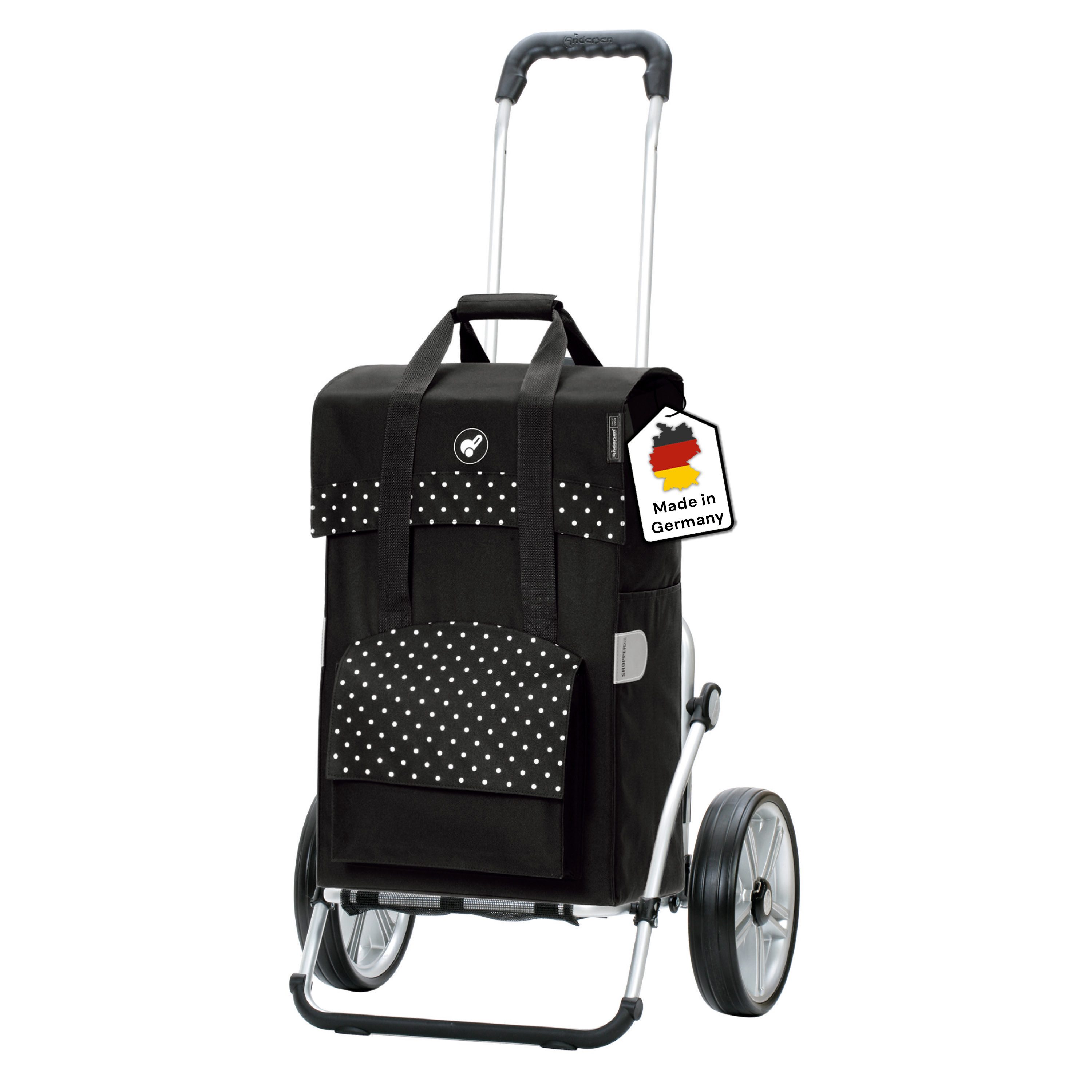 Andersen Einkaufstrolley Royal Shopper Polly schwarz