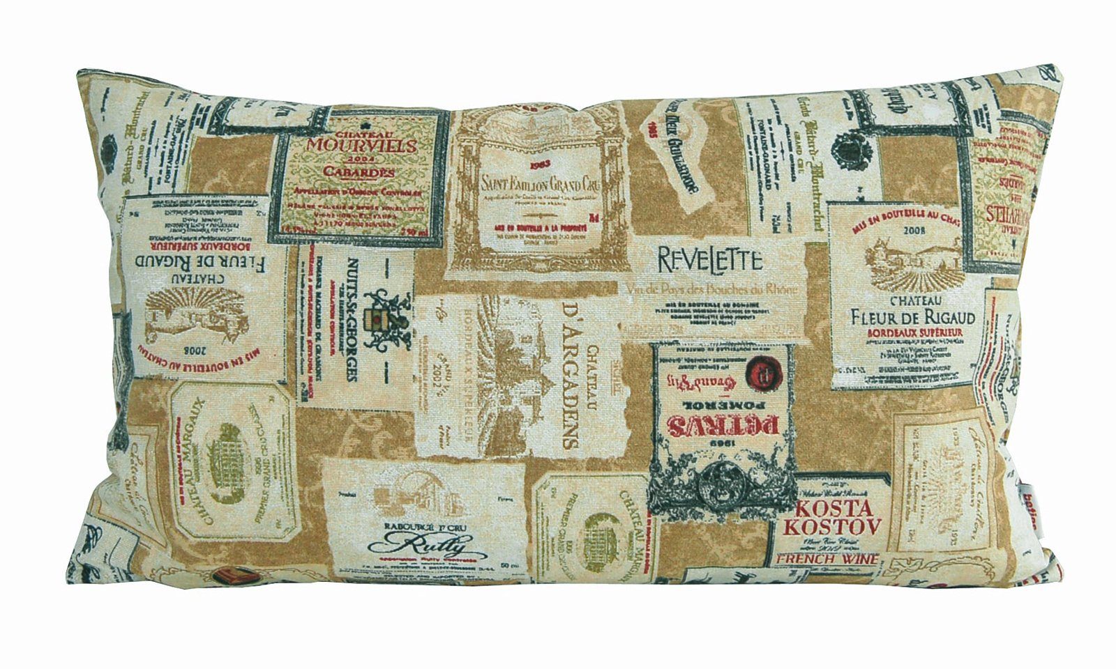 beties Kissenbezug Rustika, Kissenhülle ca. 30x50 cm Dekokissen Retro Wein günstig online kaufen