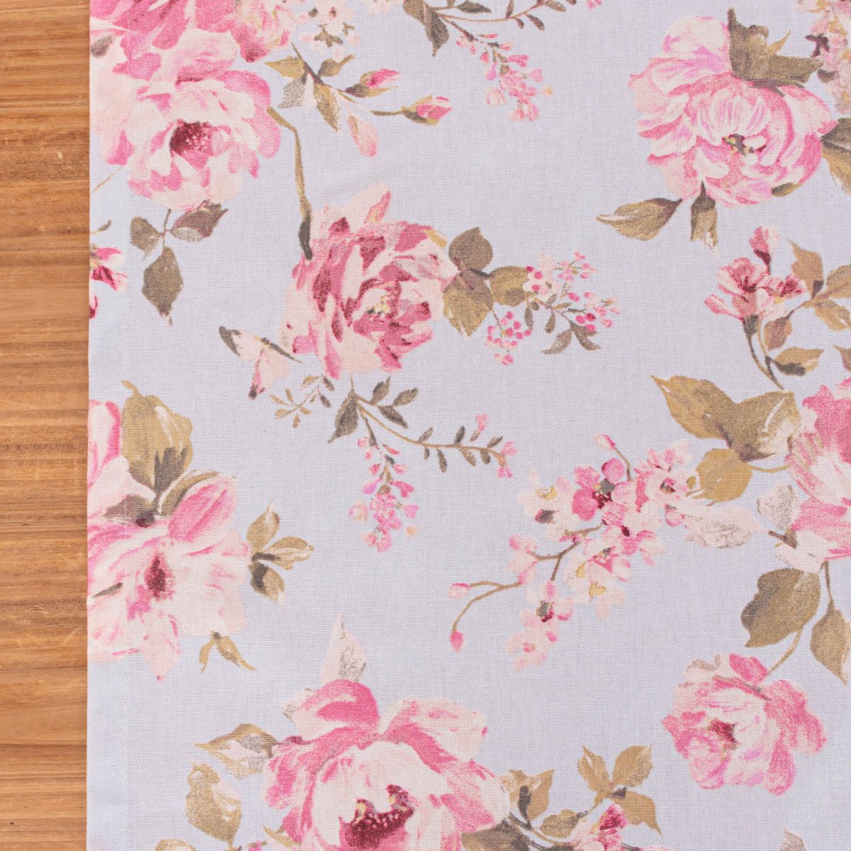 SCHÖNER LEBEN. Tischläufer Tischläufer Classic Painted Rose Rosen hellblau günstig online kaufen