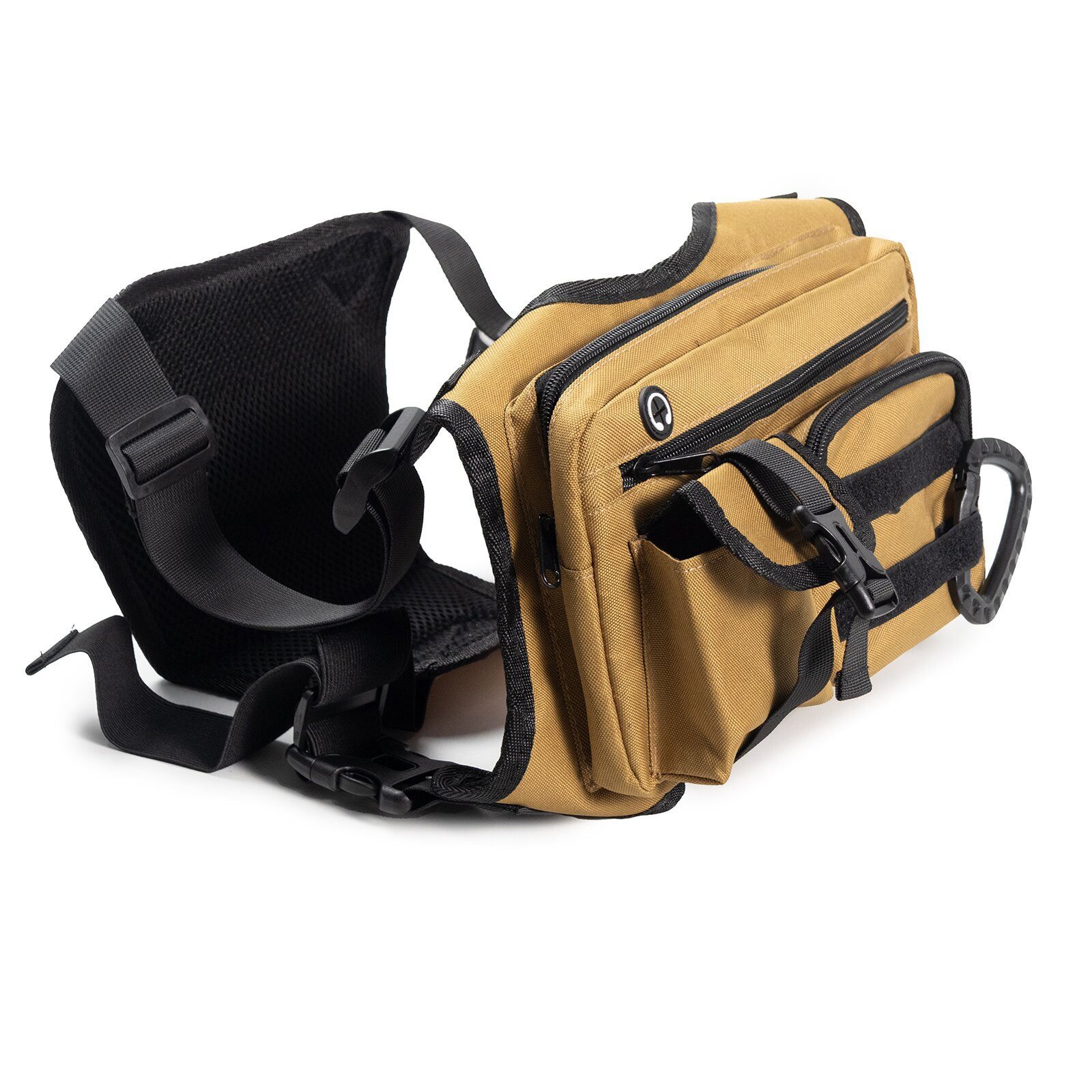 Blusmart Sporttasche Outdoor-Sport-Brusttaschen für Damen und Herren (Brusttasche mit Handyhalterung, Wasserdichte Sport-Brusttasche, leichte Laufweste), Geeignet für Sport, Radfahren und Wandern
