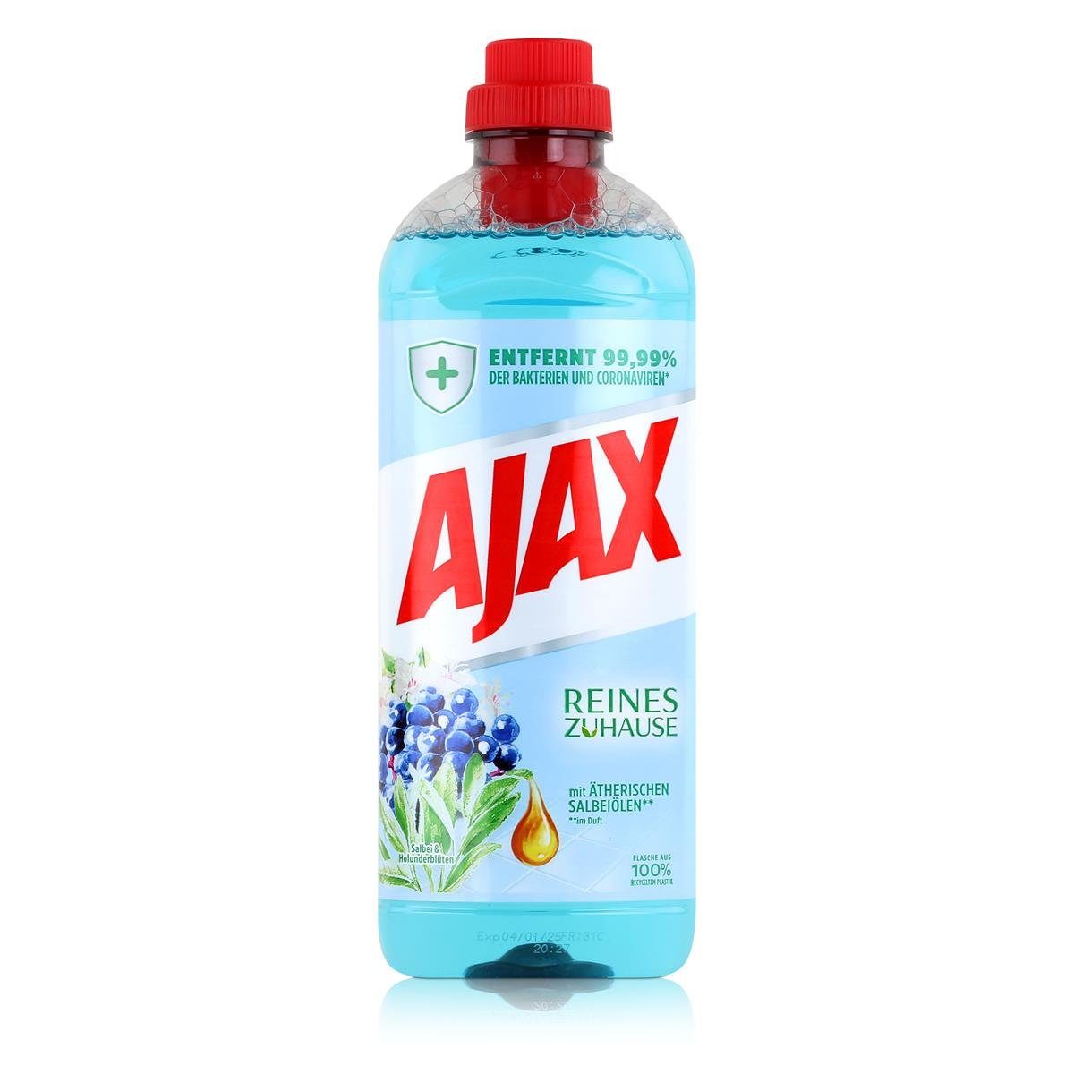 Reines Holunderblüten Ajax (1er P 1L Allzweckreiniger Zuhause AJAX & Salbei Allzweckreiniger