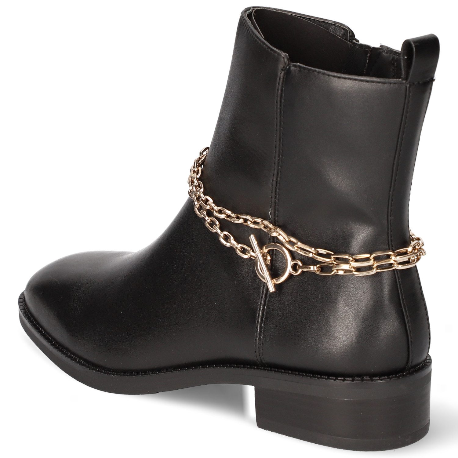 Tamaris Stiefeletten Stiefel, stilvoller Ledermix