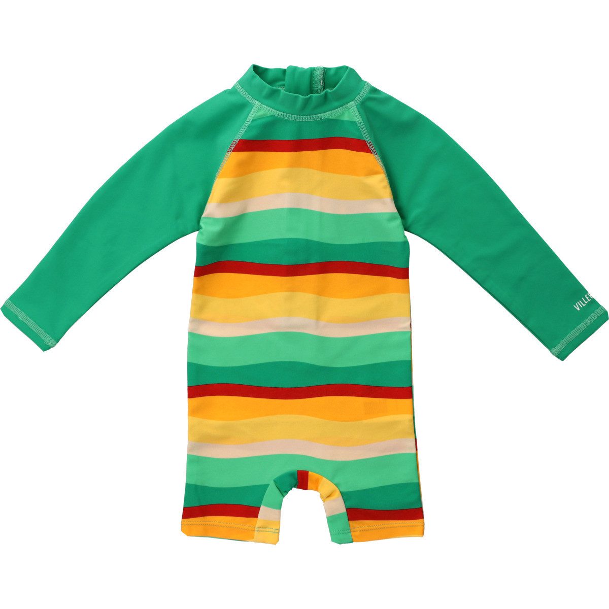 Villervalla Badeanzug Multi Wave Mädchen (1-St) Bademode, Monokini, Badebekleidung, Swimwear, Einteiler